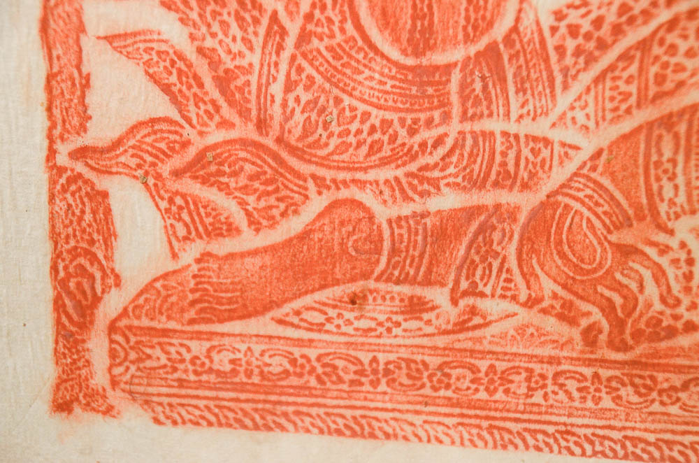 Thai Temple Rubbing "Human Makes Love to Busta Malee"