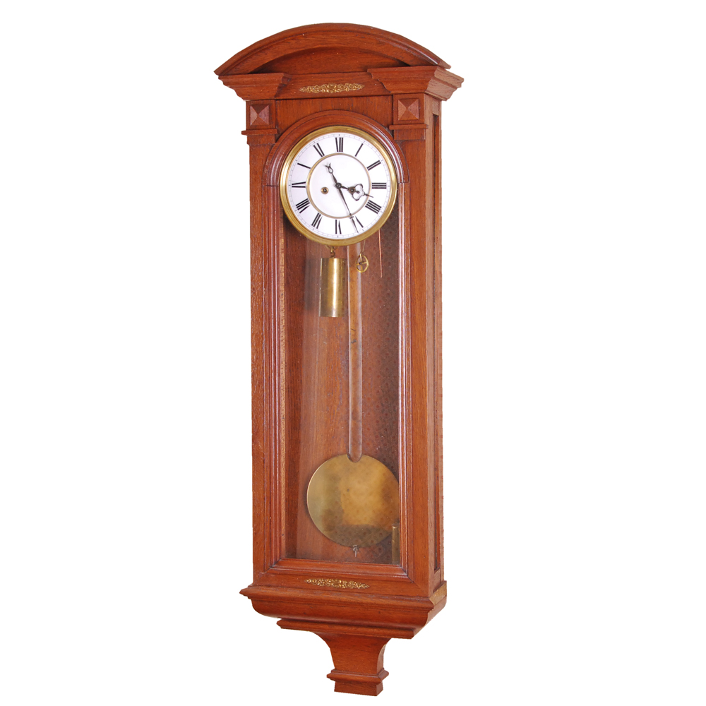 Vintage Oak Pendulum Wall Clock