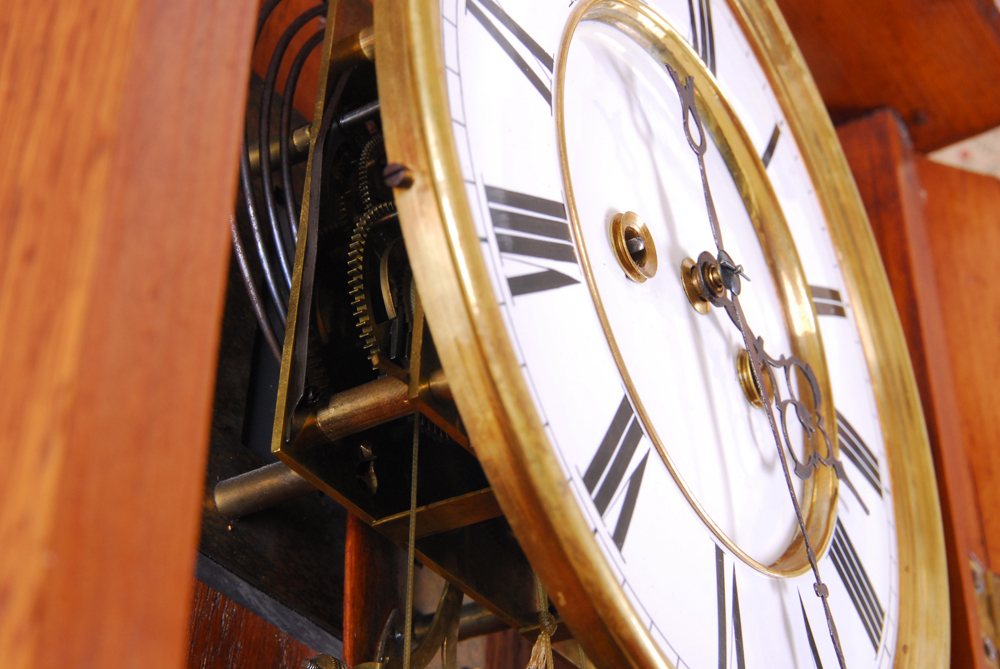 Vintage Oak Pendulum Wall Clock