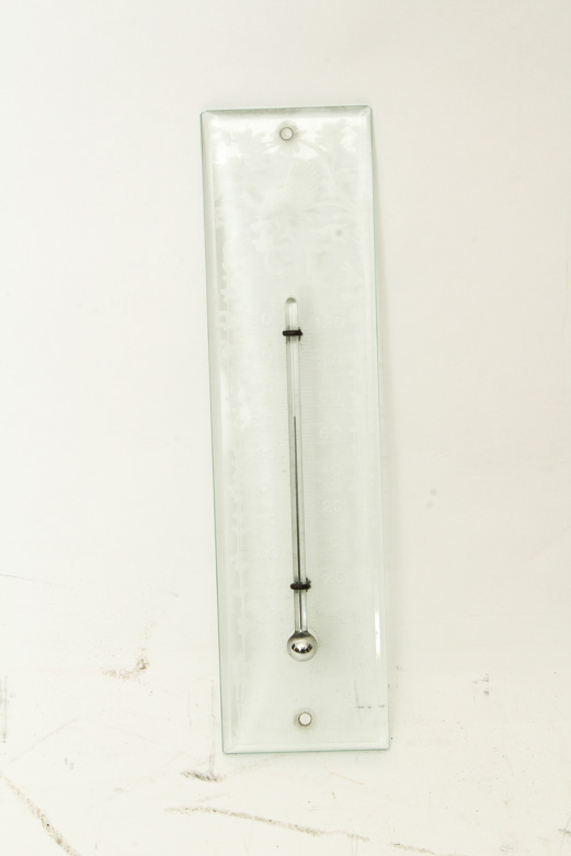 Vintage German Kontra Barometer and Wall Thermometer