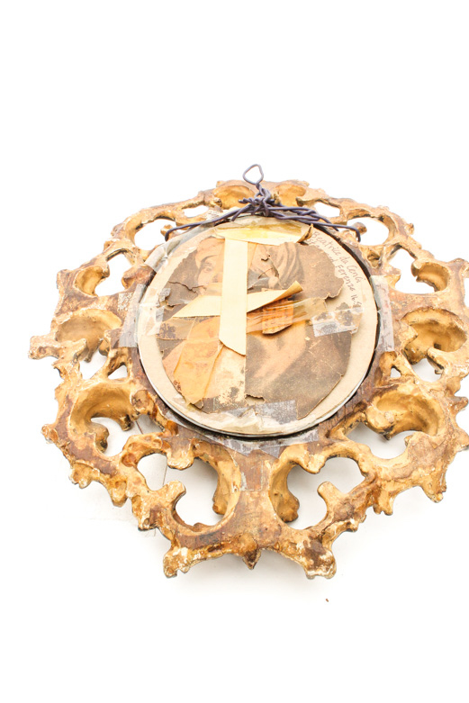 Portrait On Porcelain After "Beatrice da Cenci"