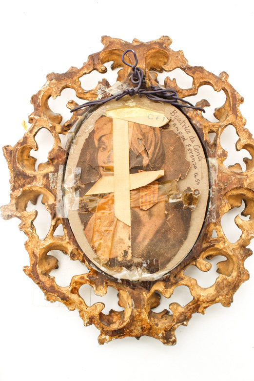 Portrait On Porcelain After "Beatrice da Cenci"