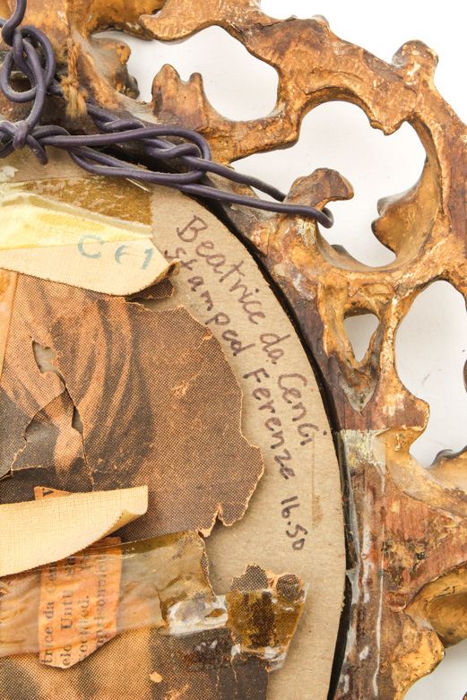 Portrait On Porcelain After "Beatrice da Cenci"