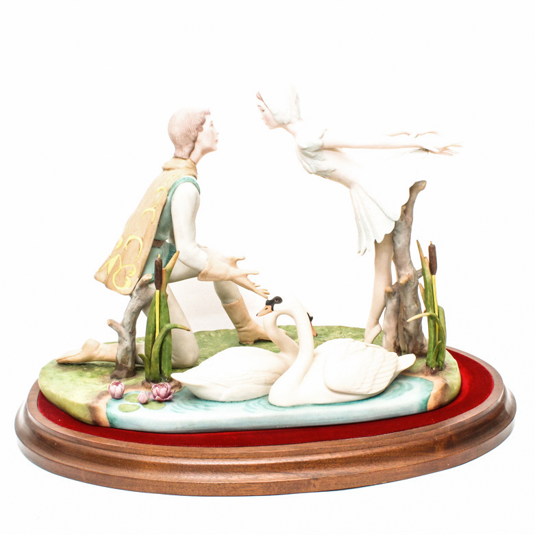 Signed Limited Edition Laszlo Ispanky "Swan Lake"