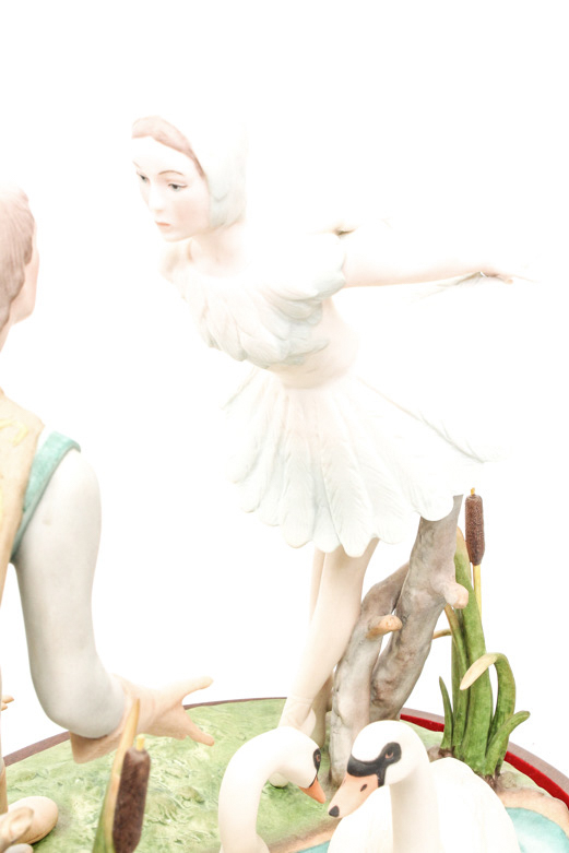 Signed Limited Edition Laszlo Ispanky "Swan Lake"