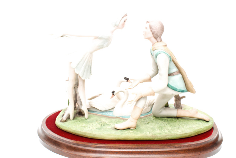 Signed Limited Edition Laszlo Ispanky "Swan Lake"