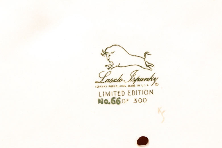 Signed Limited Edition Laszlo Ispanky "Swan Lake"