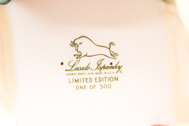 Limited Edition Laszlo Ispanky "Artist Girl" Figurine