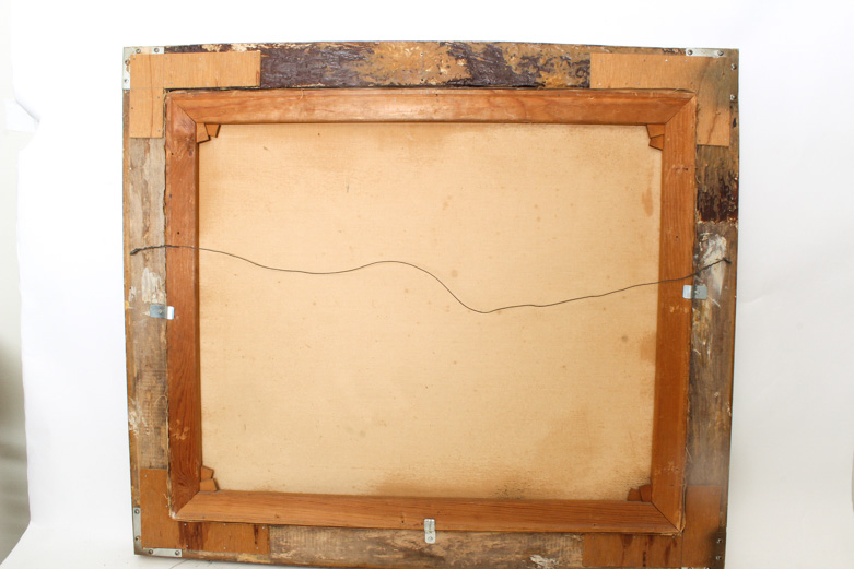 George Bickerstaff Vintage Oil Painting on Canvas of California Coast