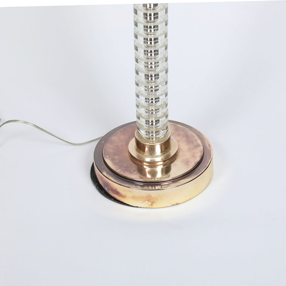 Spiral Glass  Floor Lamp