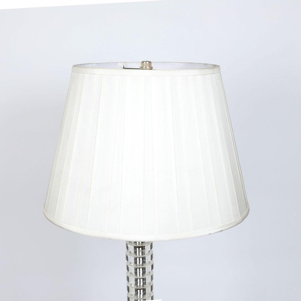 Spiral Glass  Floor Lamp