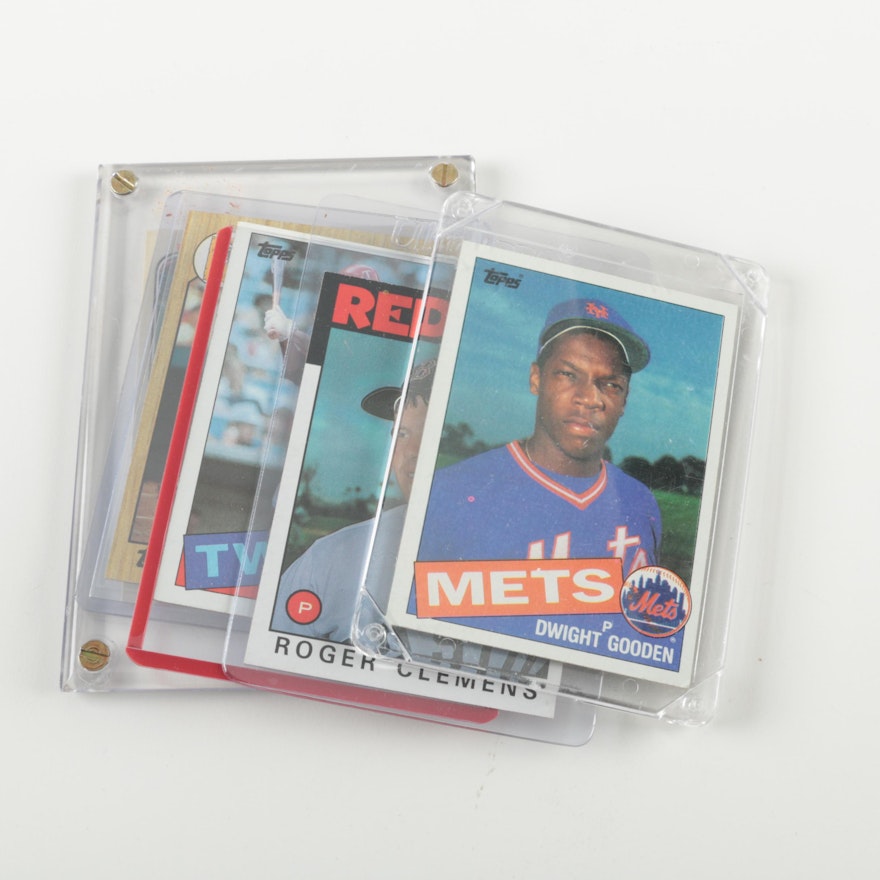 Collection of Topps and Fleer Baseball Cards