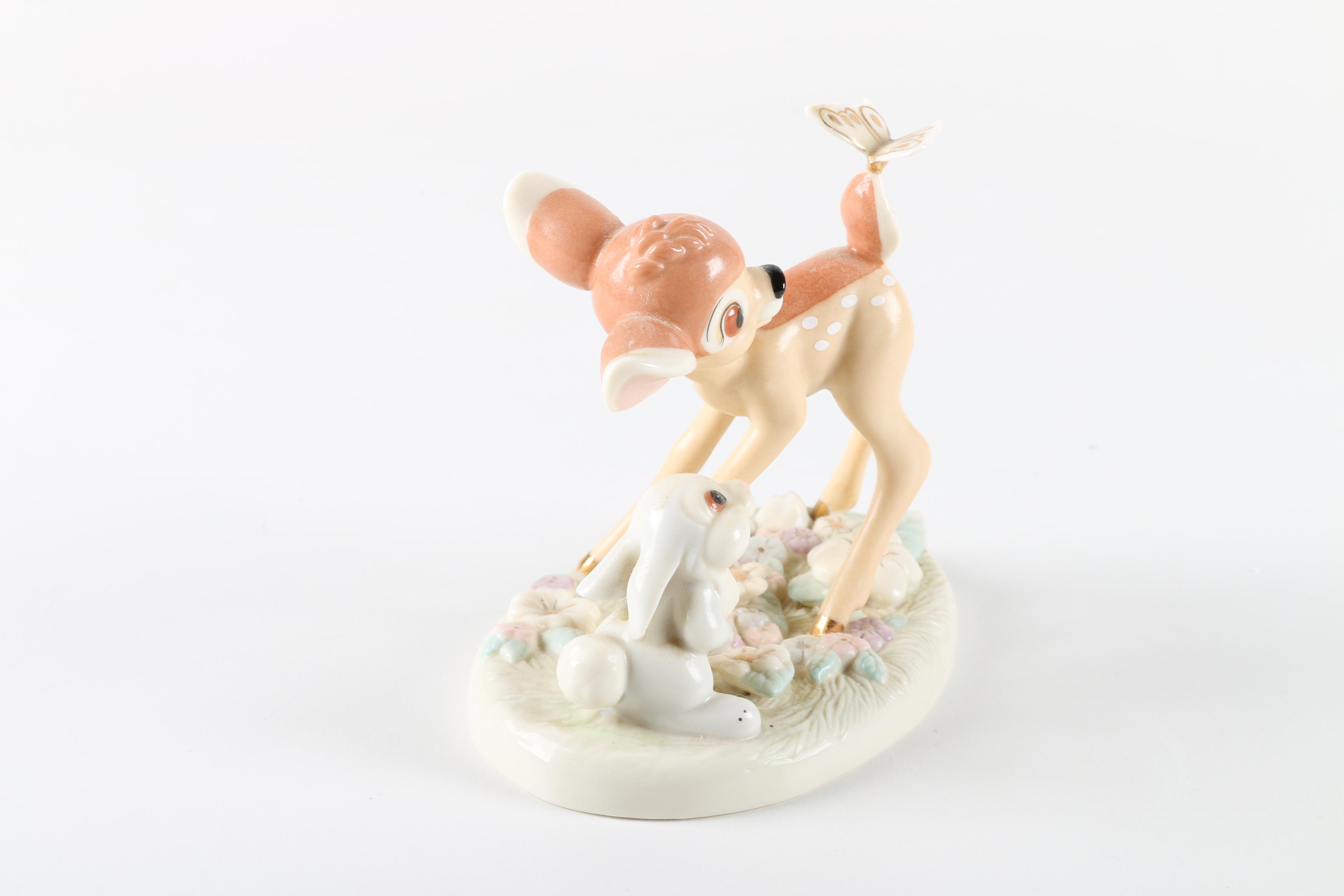 Lenox Porcelain Disney Figurine "A Surprise for Bambi"