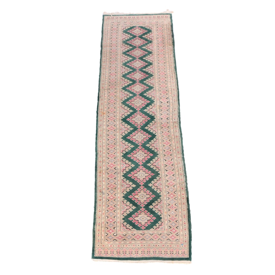 Hand-Knotted Wool Carpet Runner