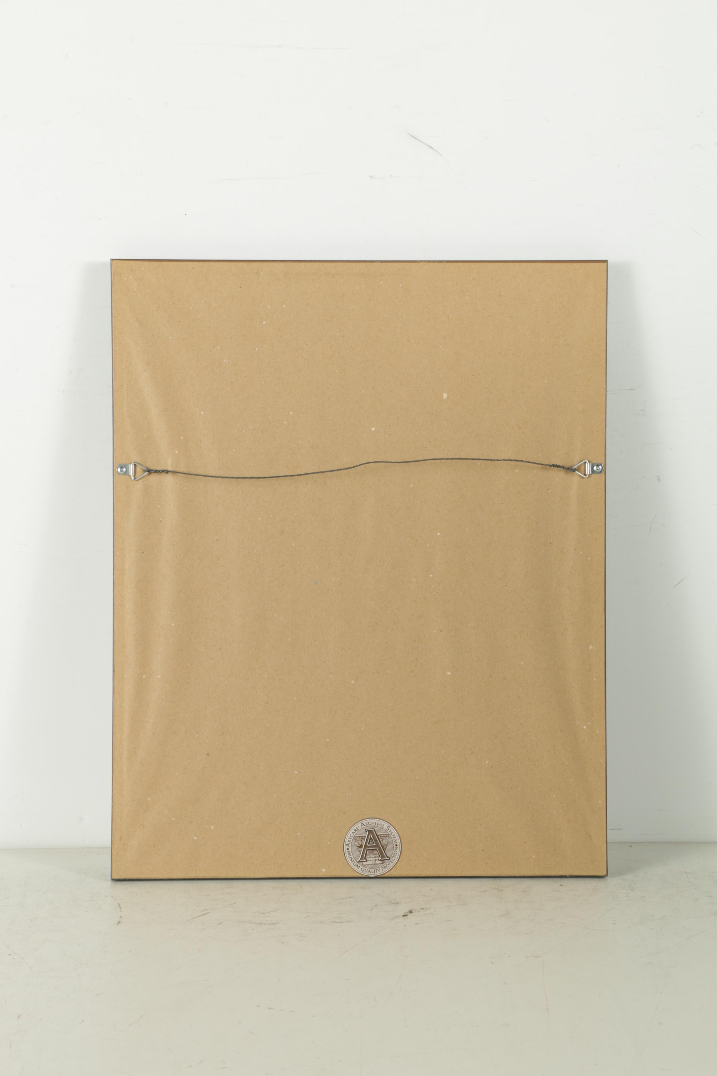 Disney Sericel of Mickey with Autograph Card and Pin "Character Class"