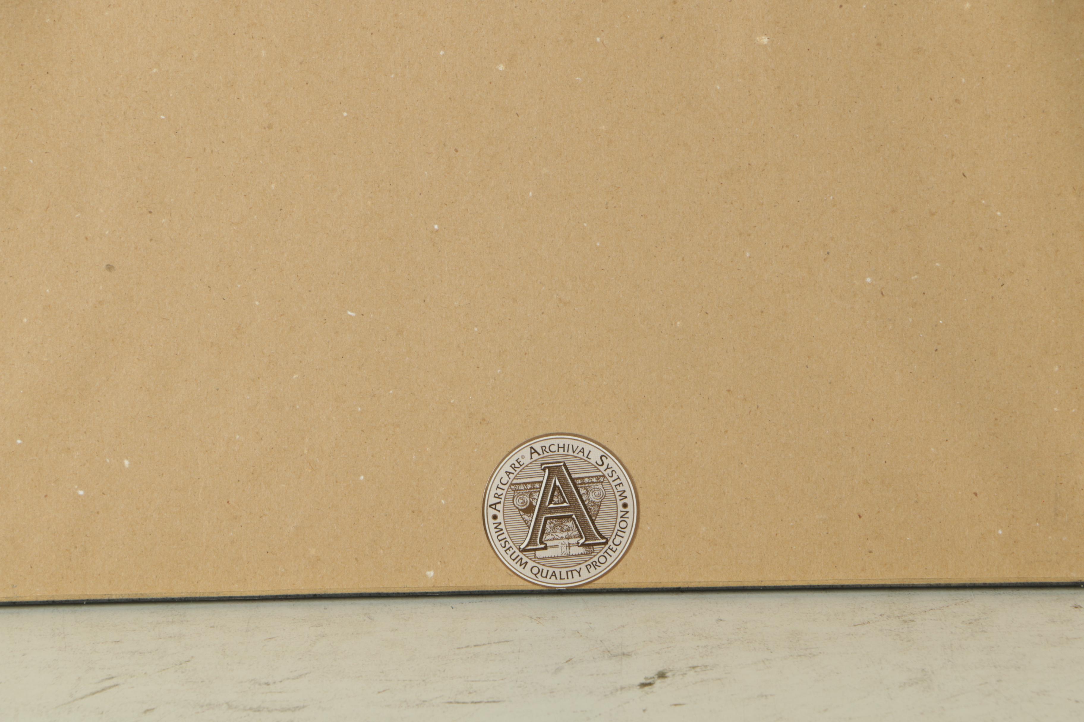 Disney Sericel of Mickey with Autograph Card and Pin "Character Class"