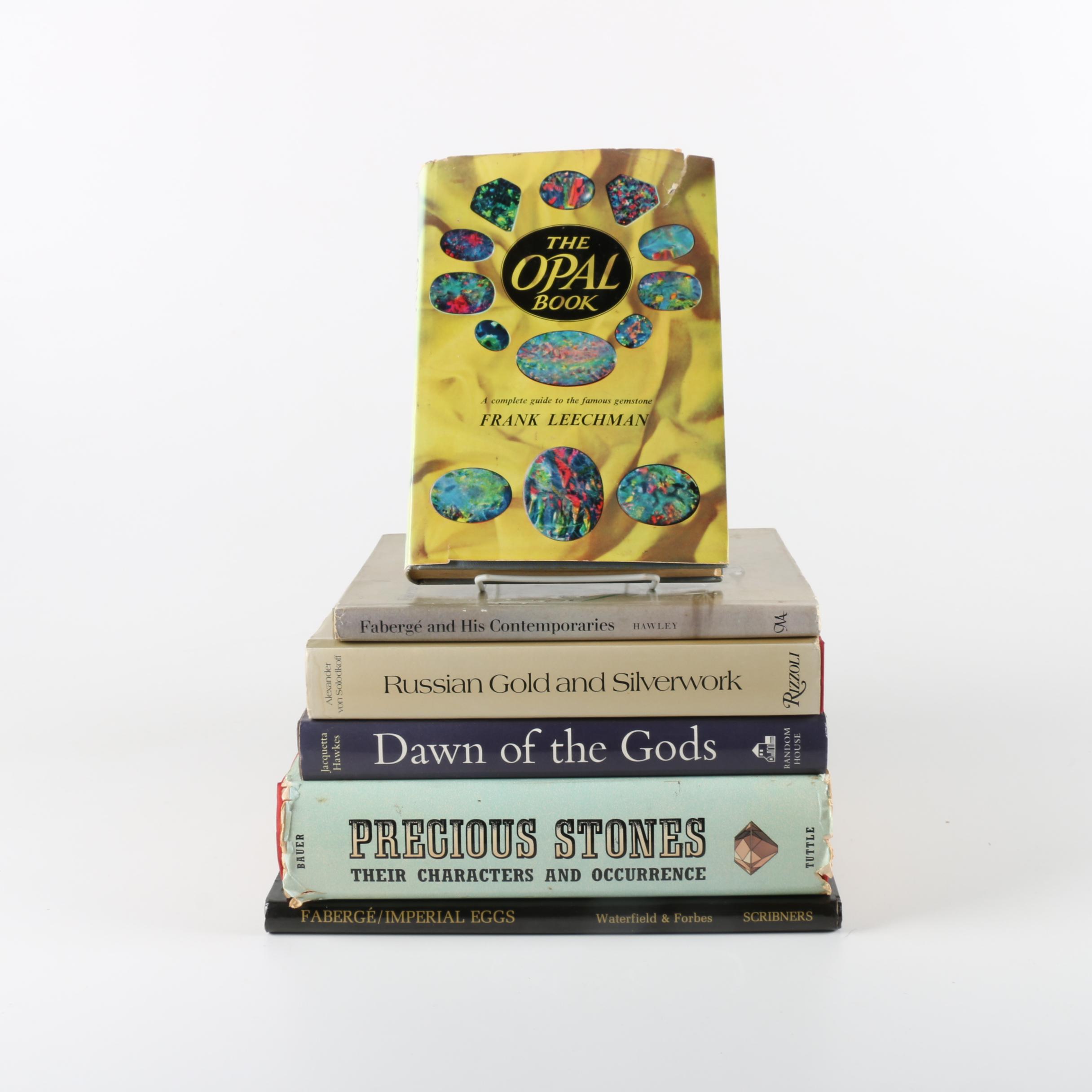 Assorted Hardcover Books on Precious Stones and Metals