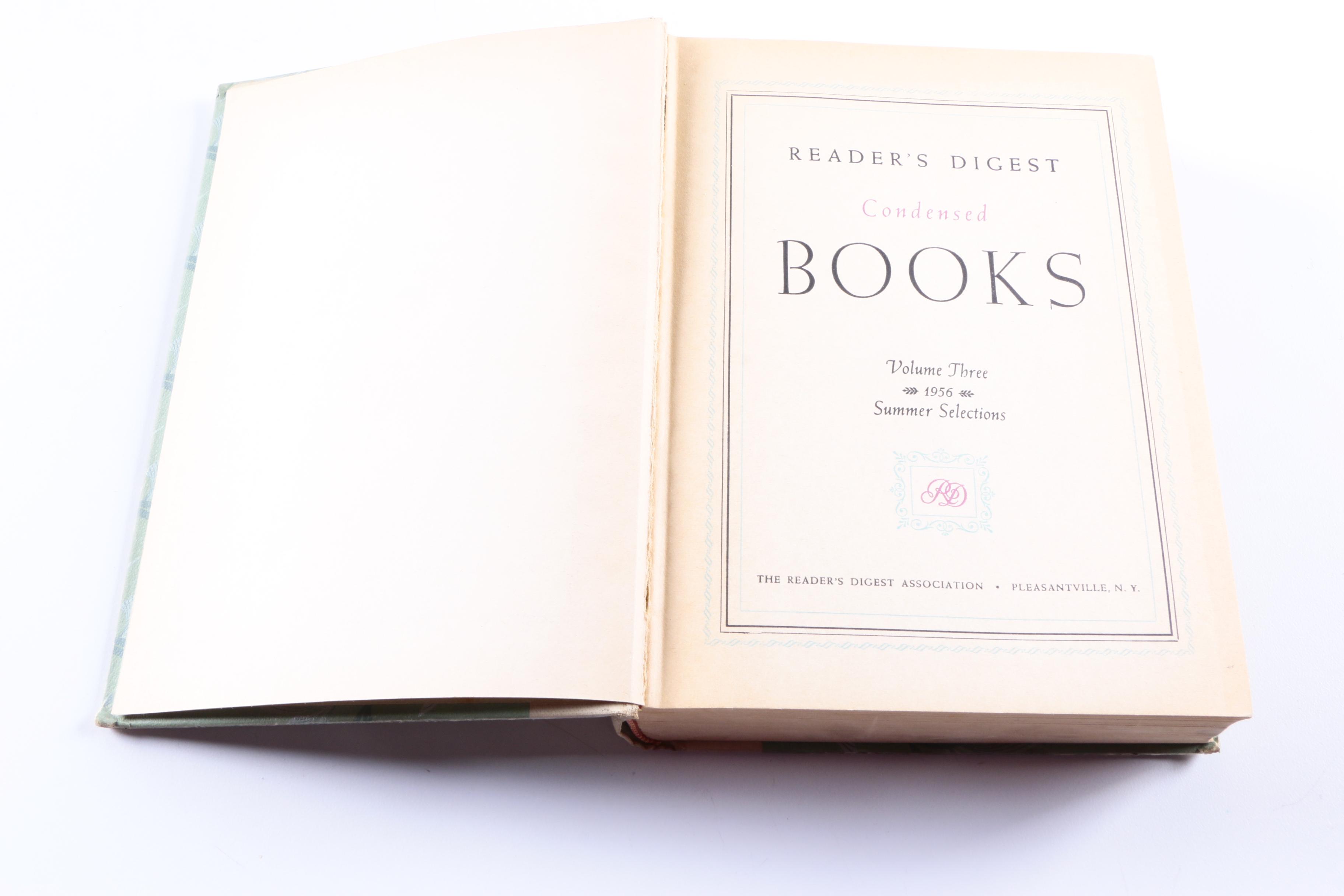 1955 & 1956 "Reader's Digest Condensed Books" Multi-Volume Set