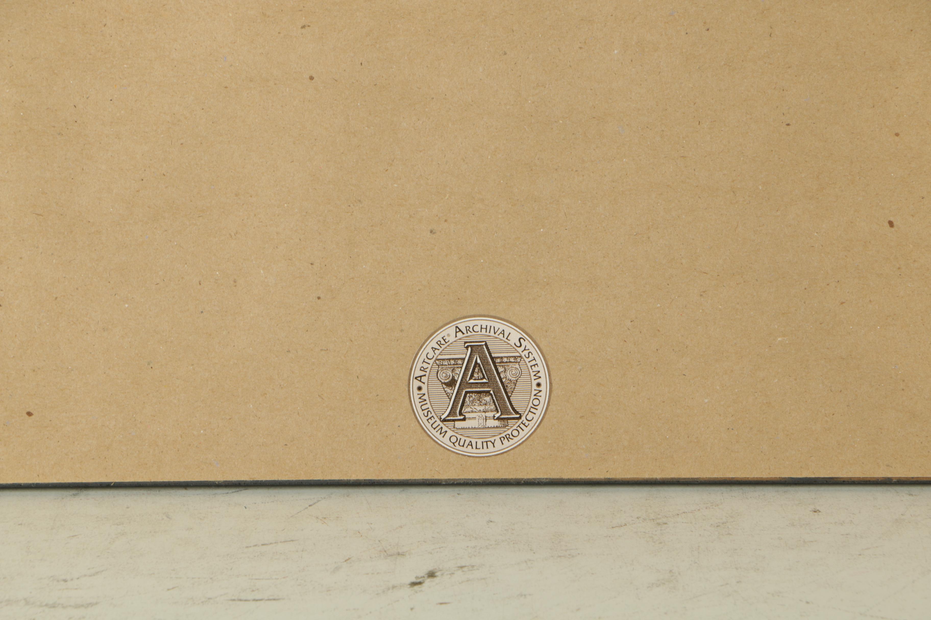 Disney Sericel of Pinocchio Characters with Autograph Card and Pin