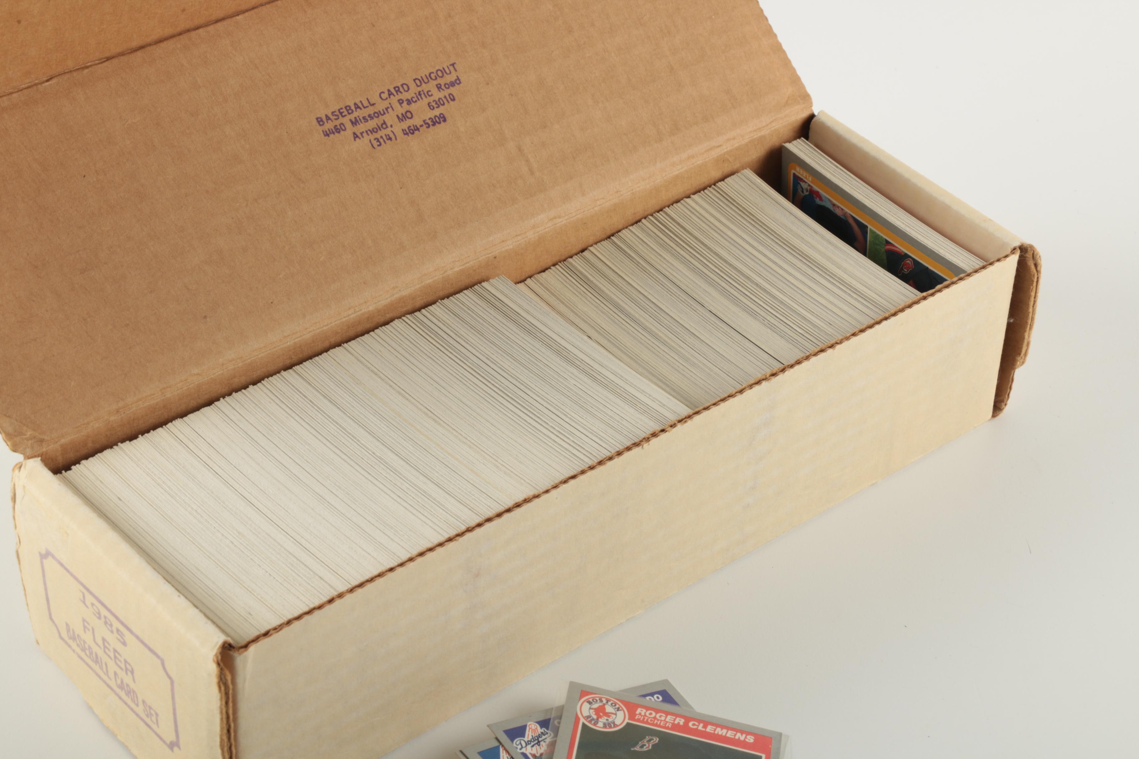 Collection of 1985 Fleer Baseball Cards