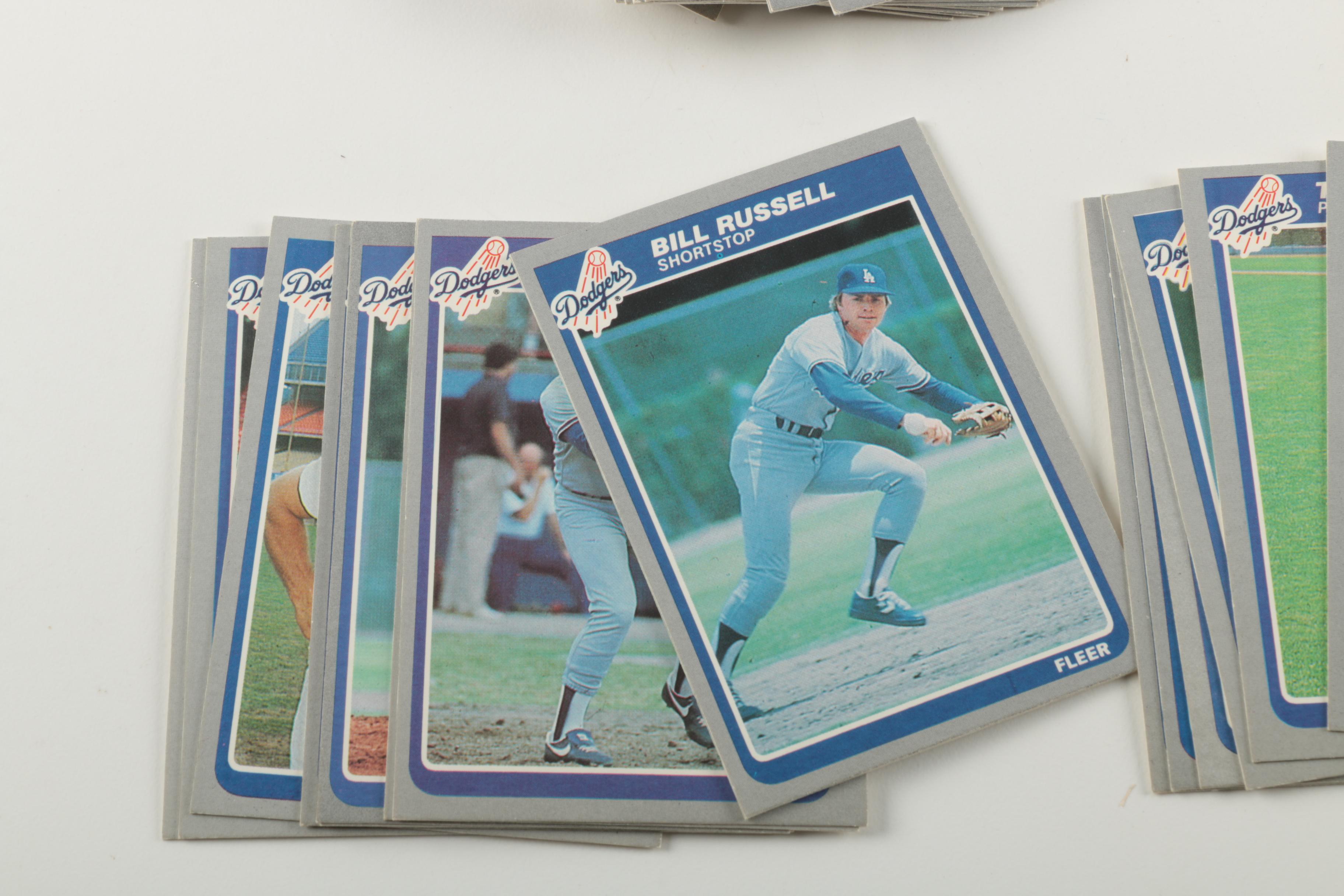 Collection of 1985 Fleer Baseball Cards