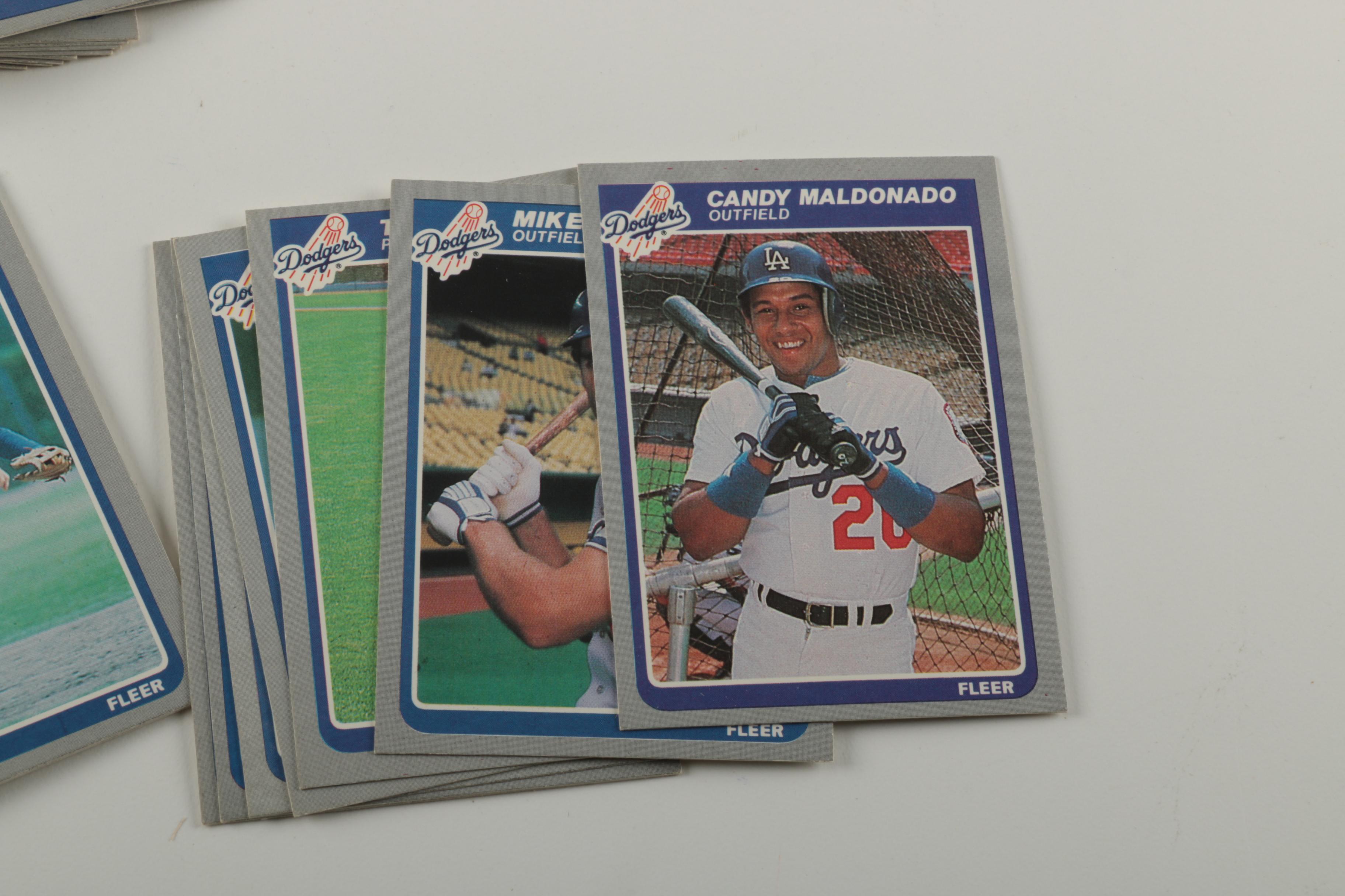 Collection of 1985 Fleer Baseball Cards