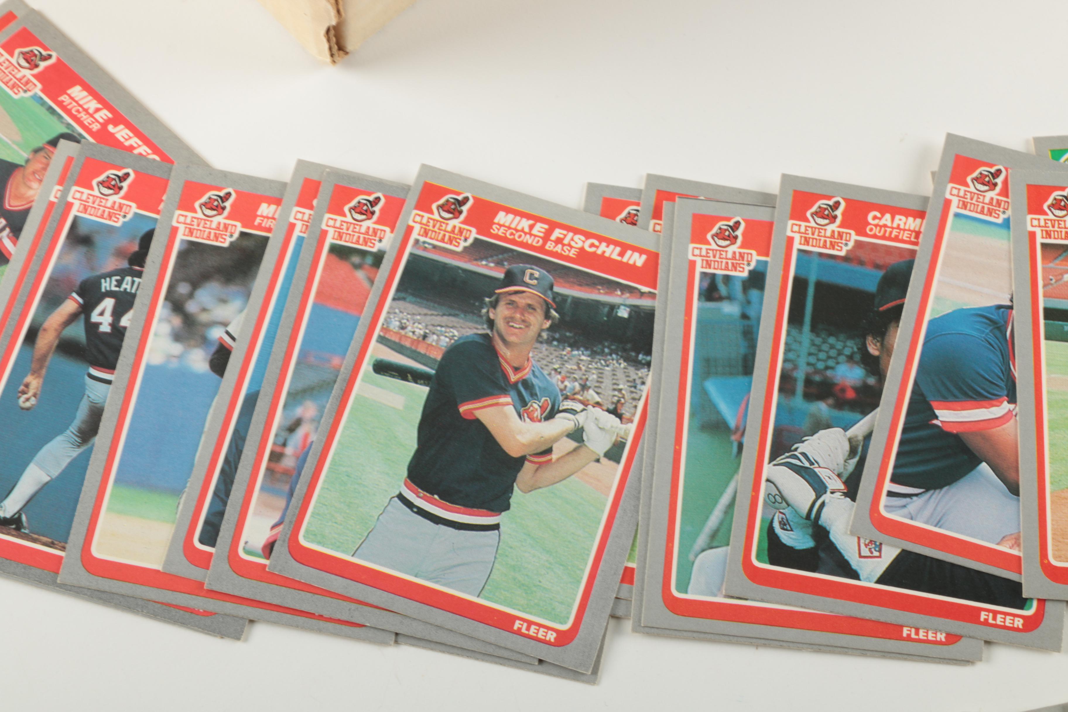 Collection of 1985 Fleer Baseball Cards
