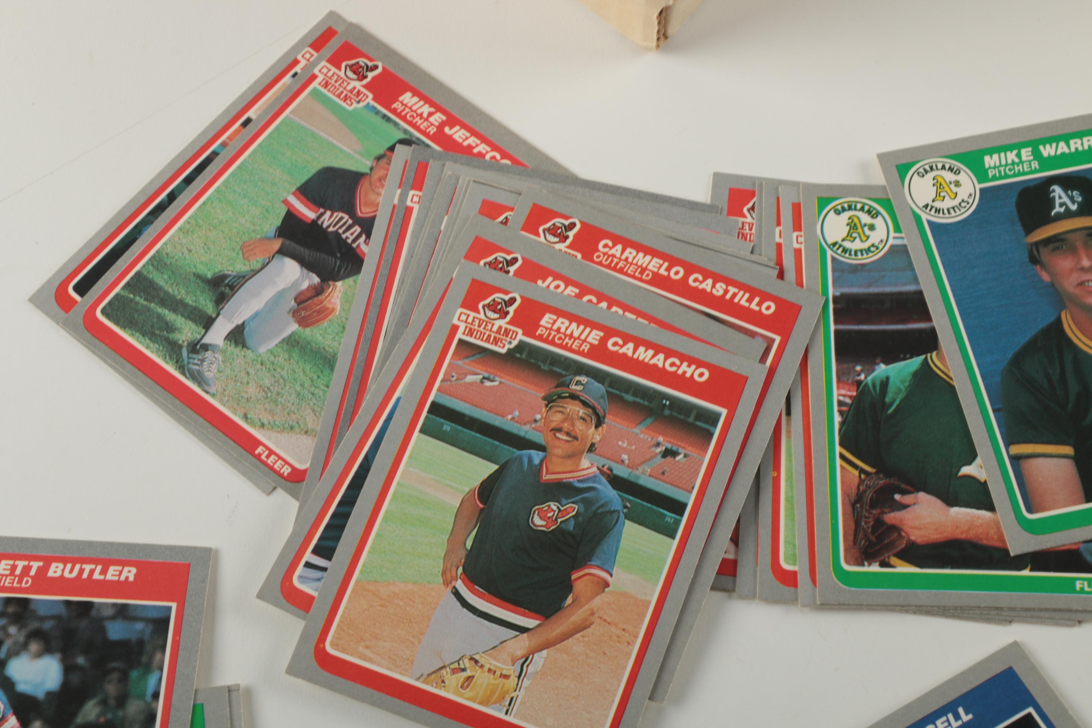 Collection of 1985 Fleer Baseball Cards