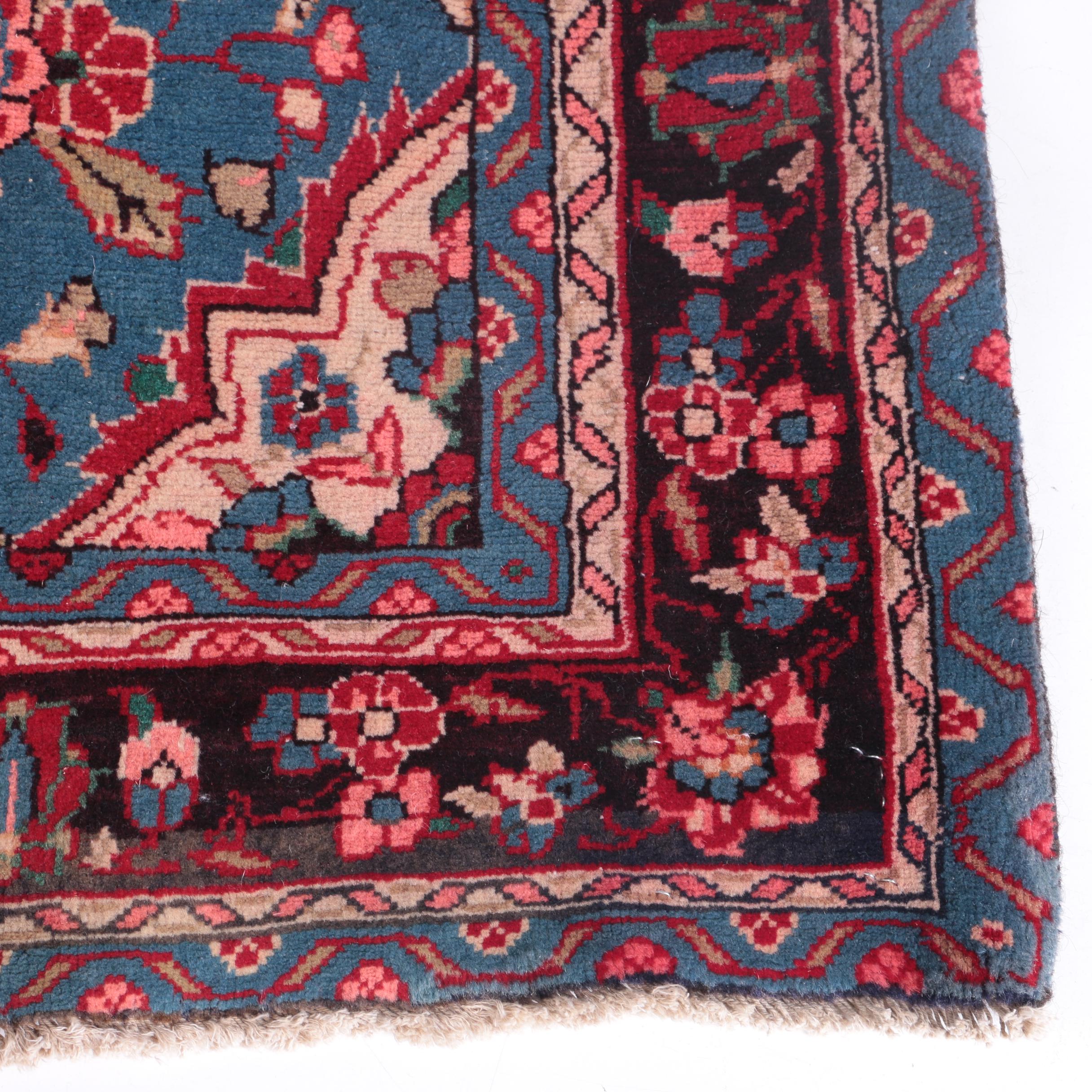 Hand-Knotted Persian Wool Area Rug