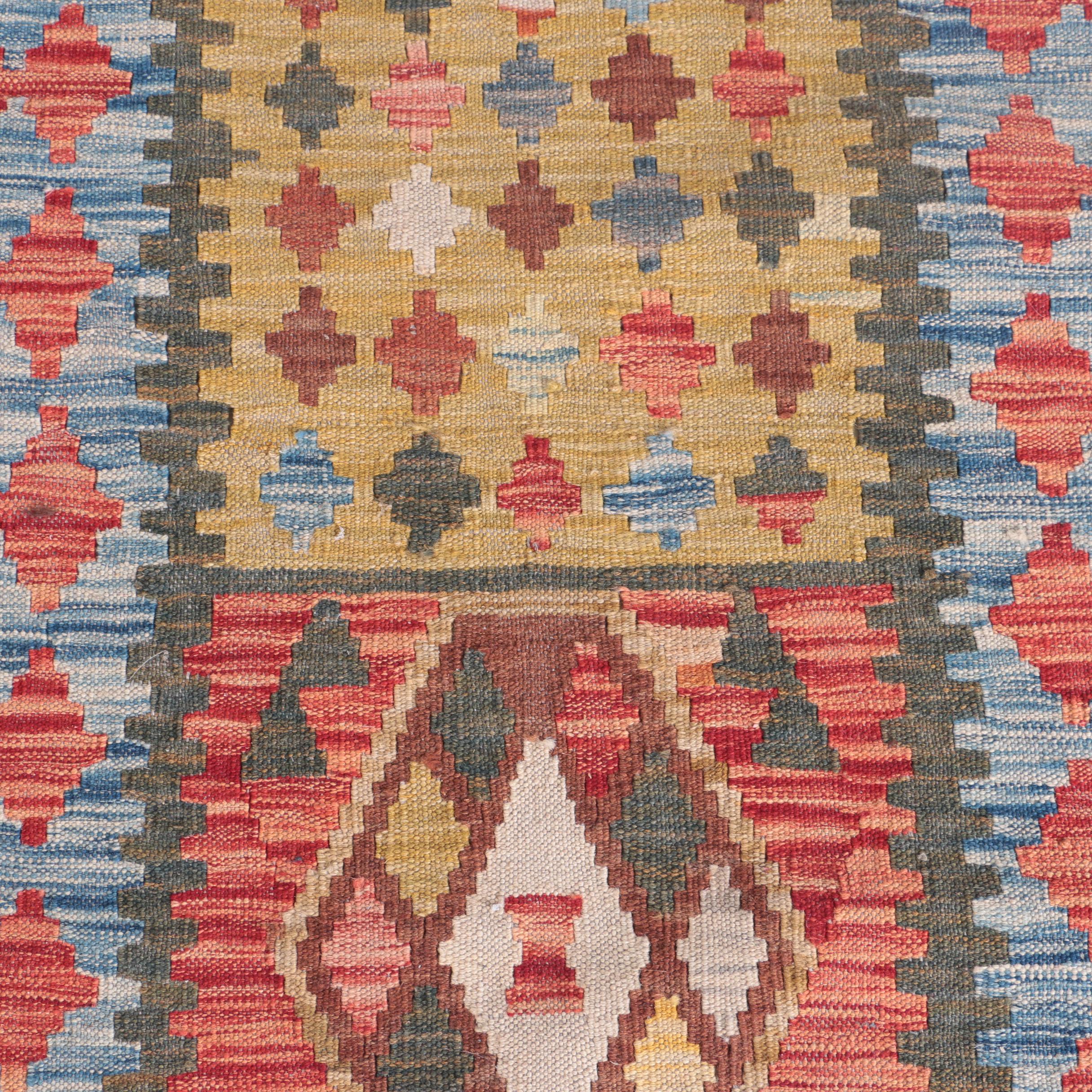 Handwoven Kilim Carpet Runner