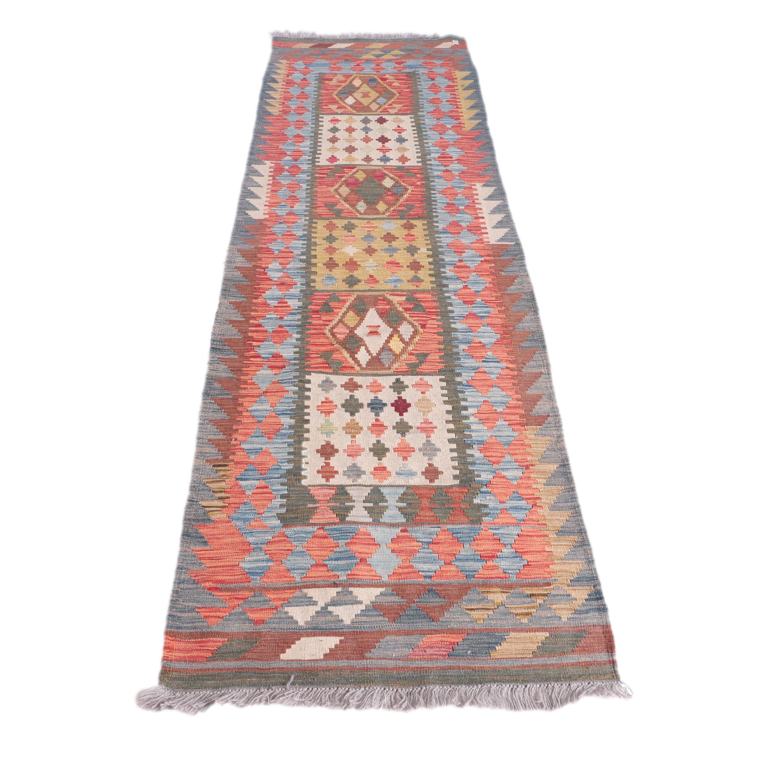 Handwoven Kilim Carpet Runner