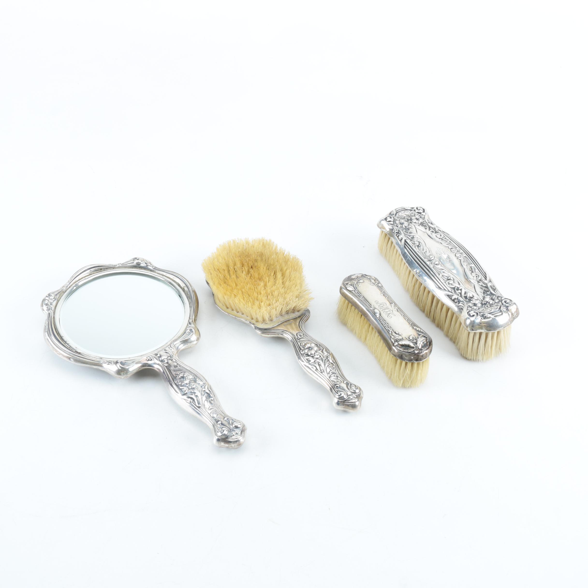 Vintage Sterling Vanity Pieces Including Gorham
