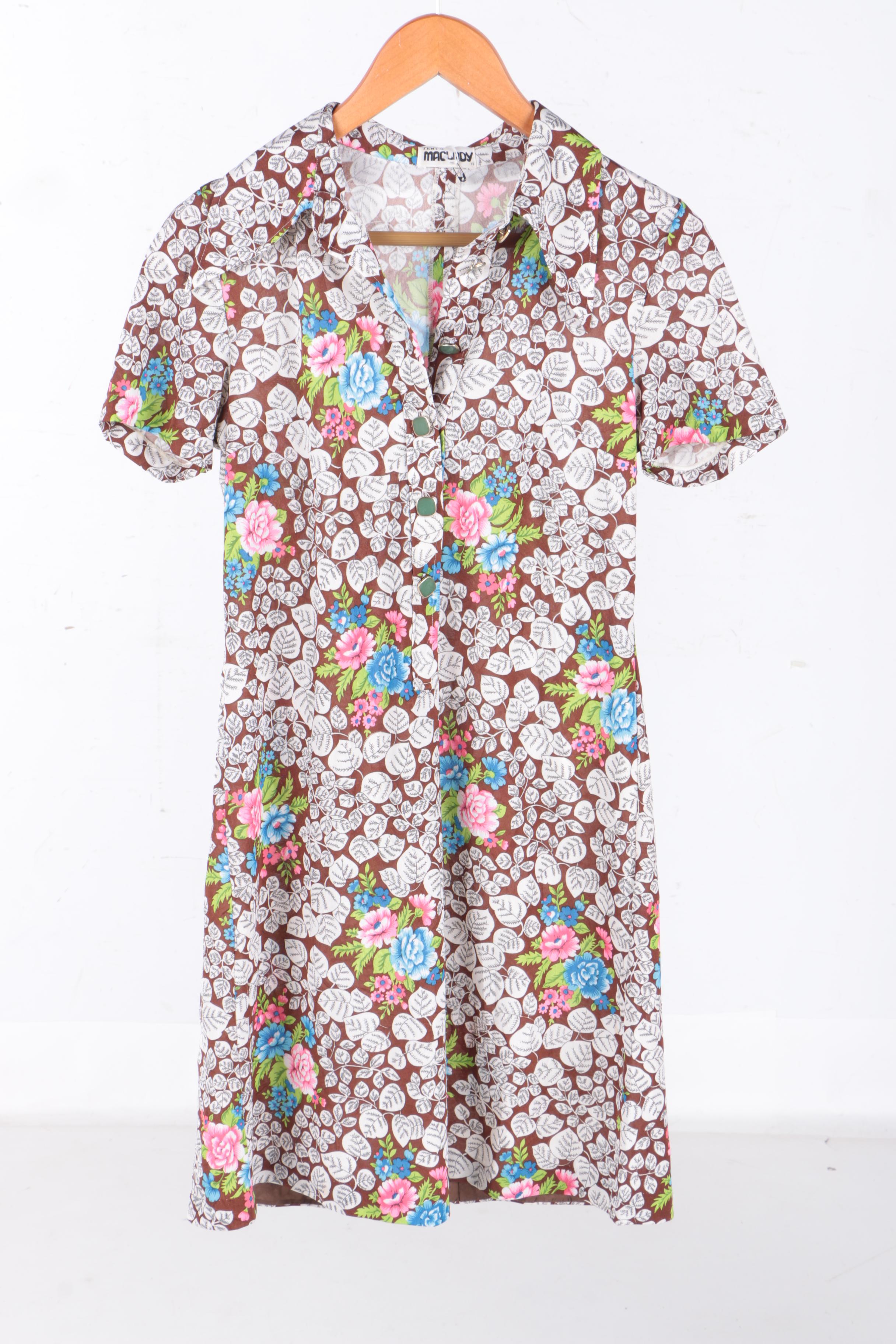 Printed Dresses Including Circa 1970s Lily Mode Shop Kumamoto