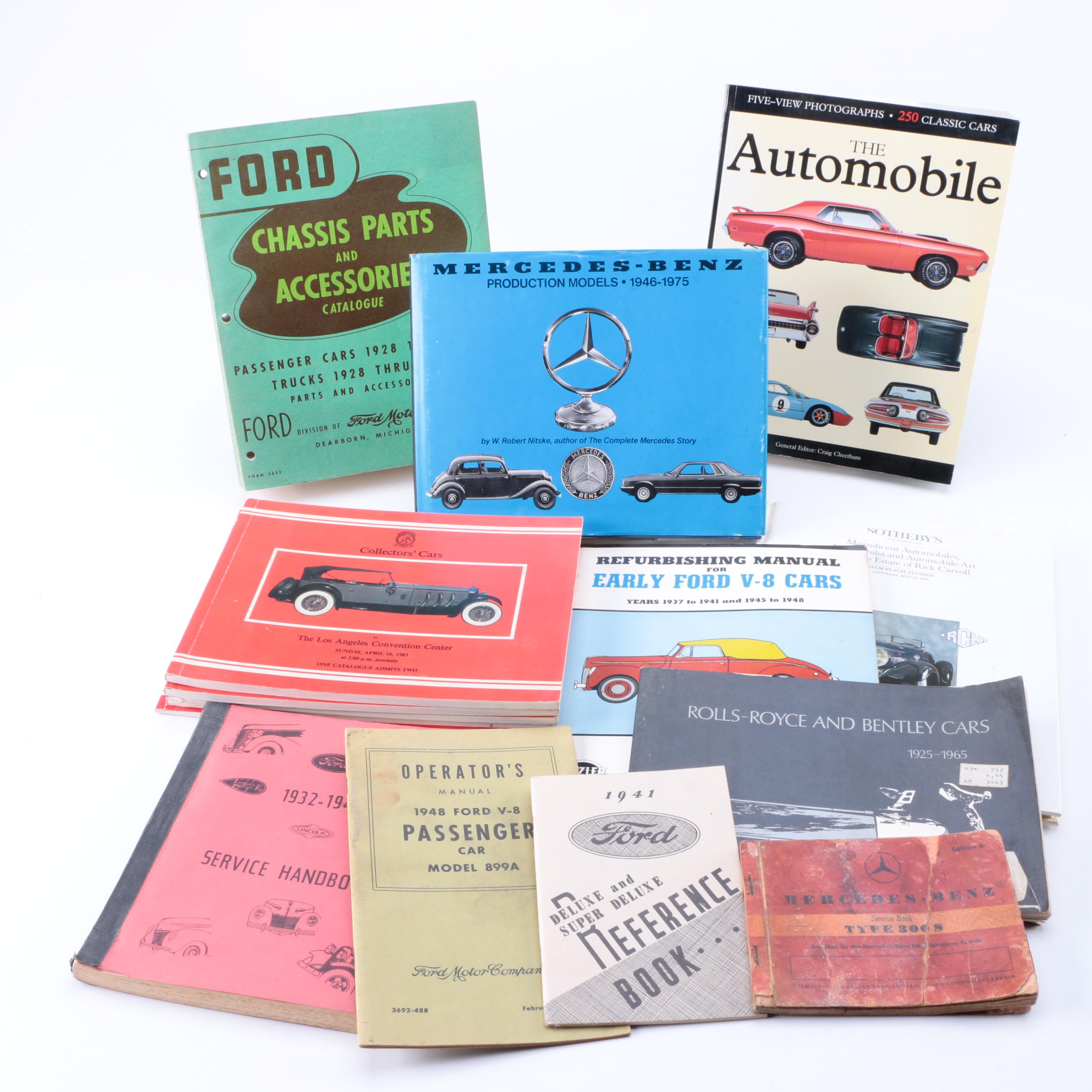 Vintage Automobile Catalogs and Manuals