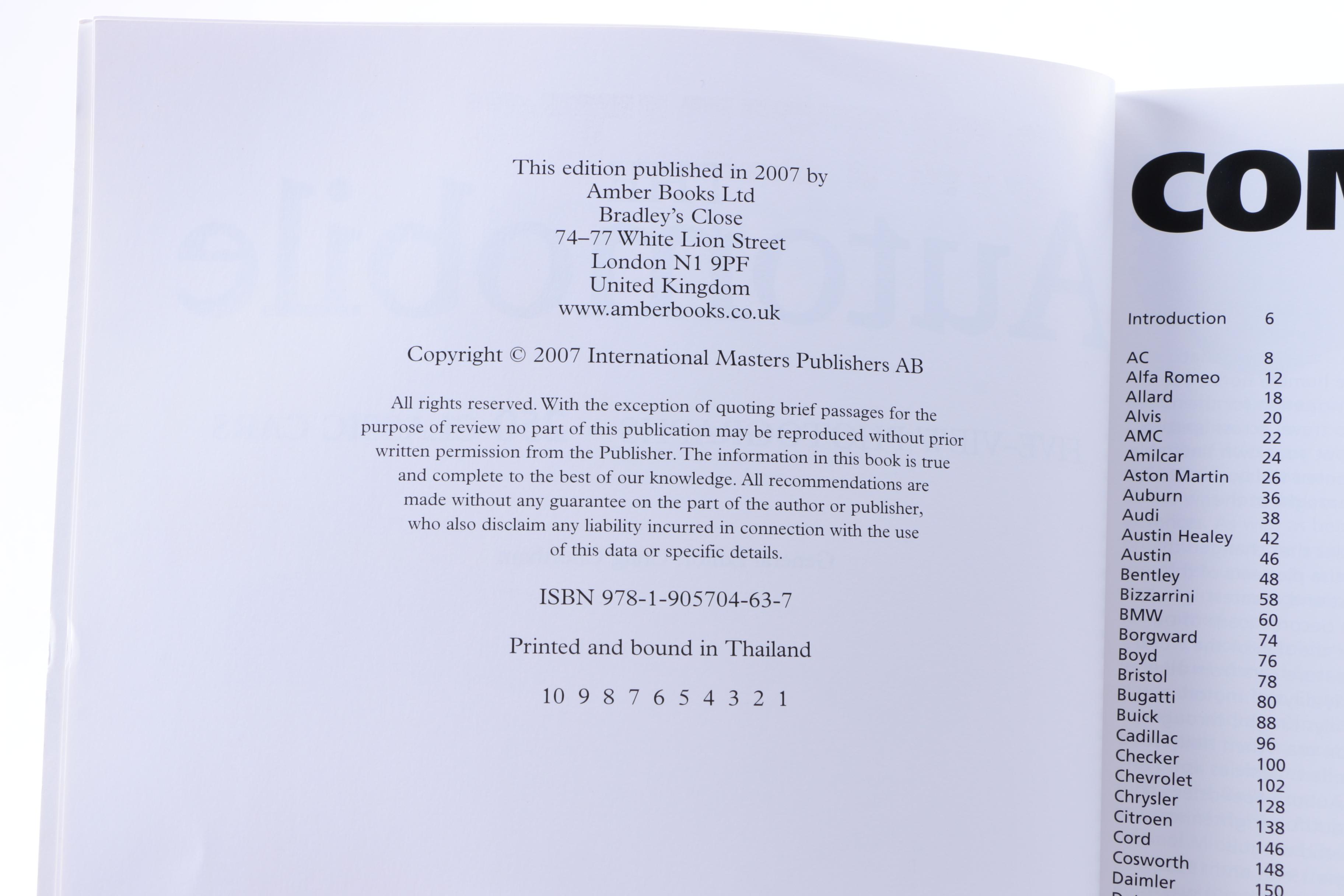 Vintage Automobile Catalogs and Manuals