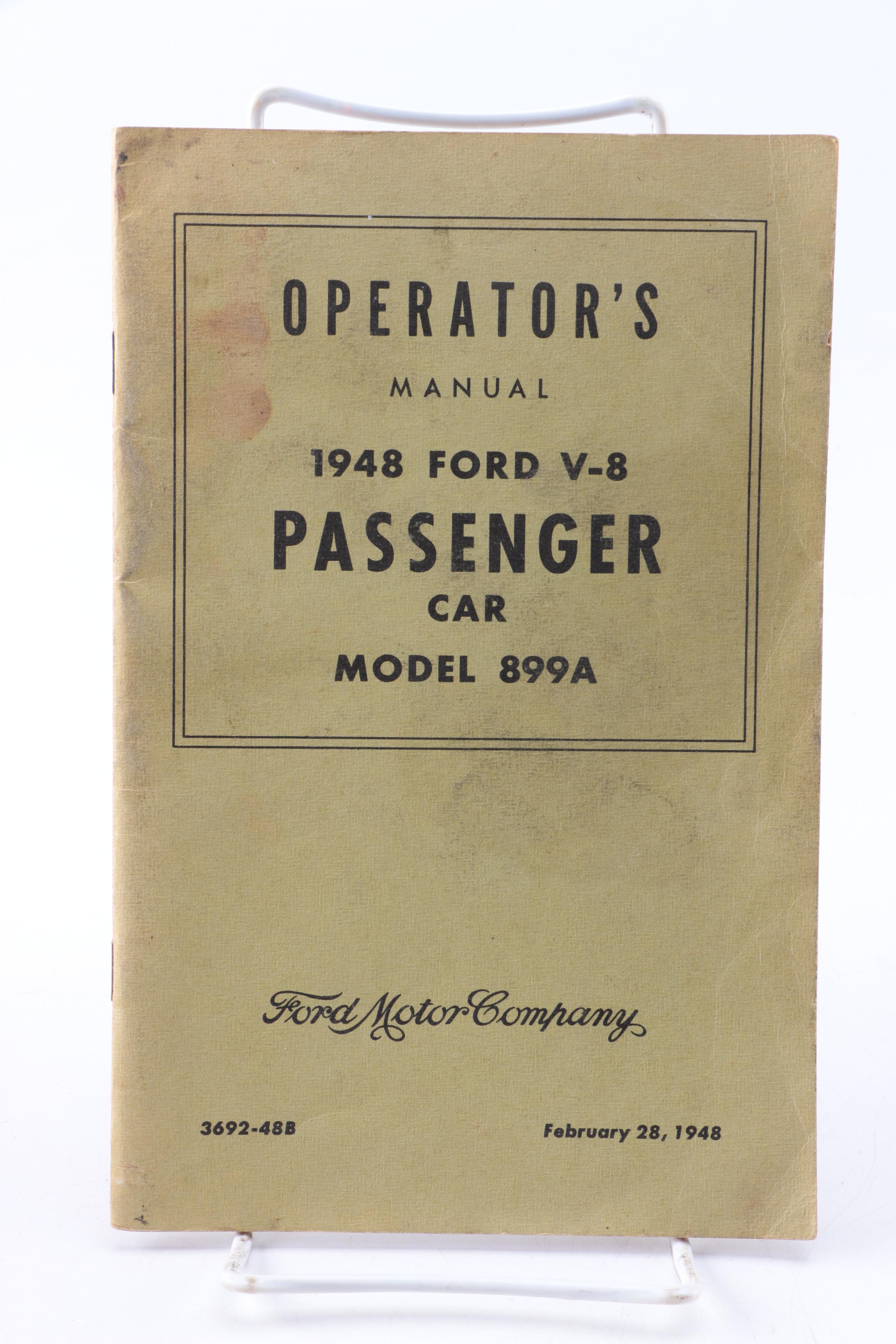 Vintage Automobile Catalogs and Manuals