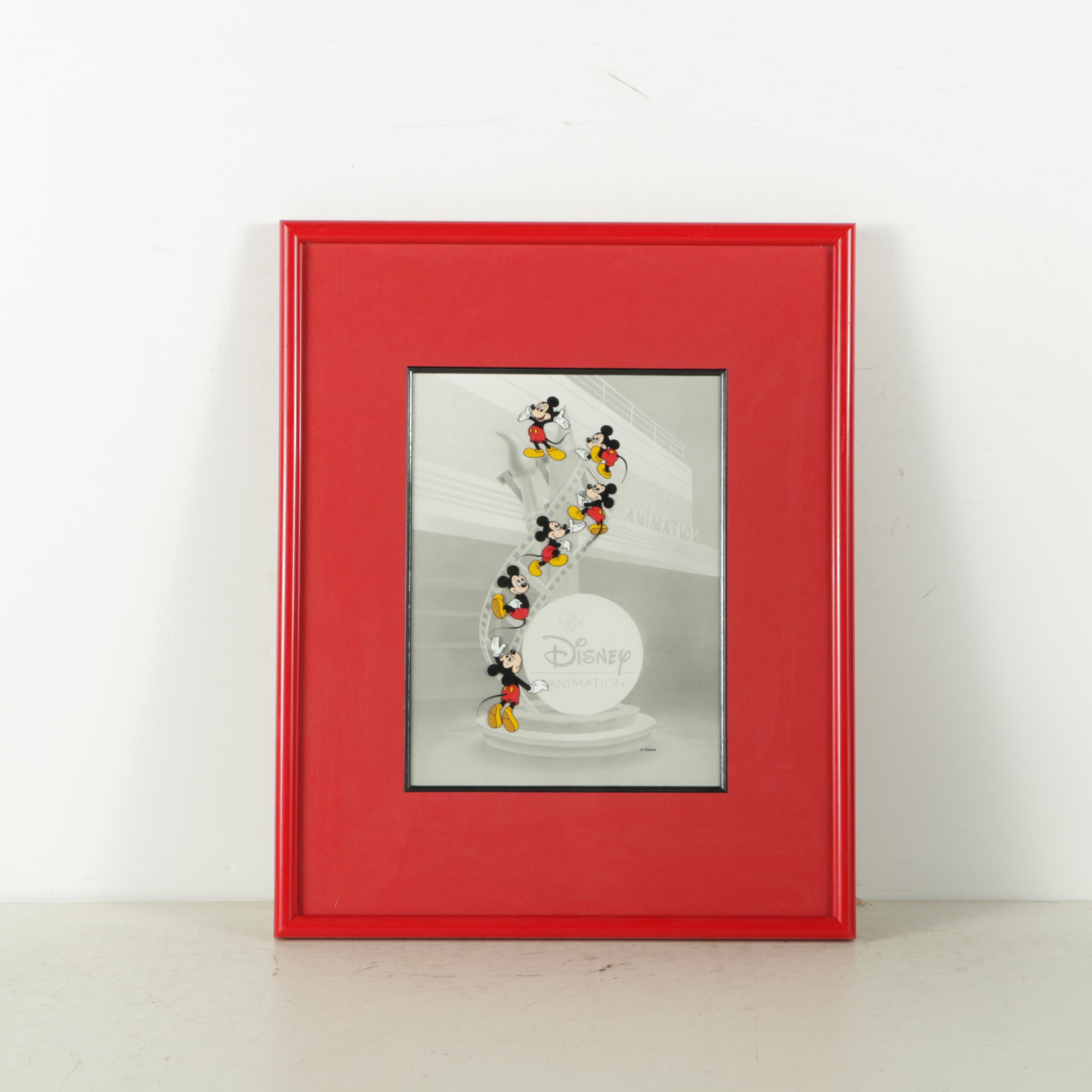 Sericel "The Magic of Disney Animation" with Mickey Mouse