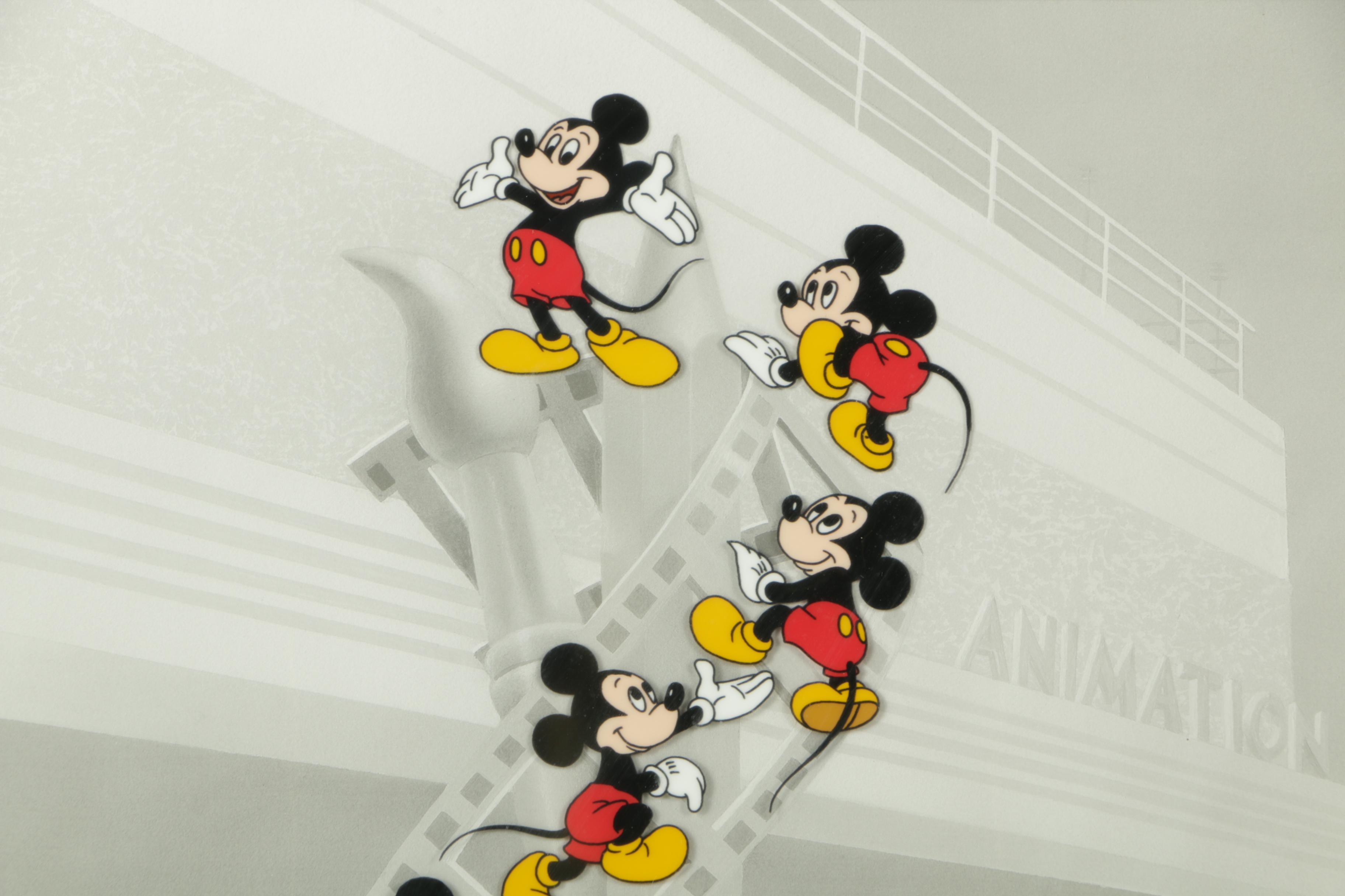 Sericel "The Magic of Disney Animation" with Mickey Mouse