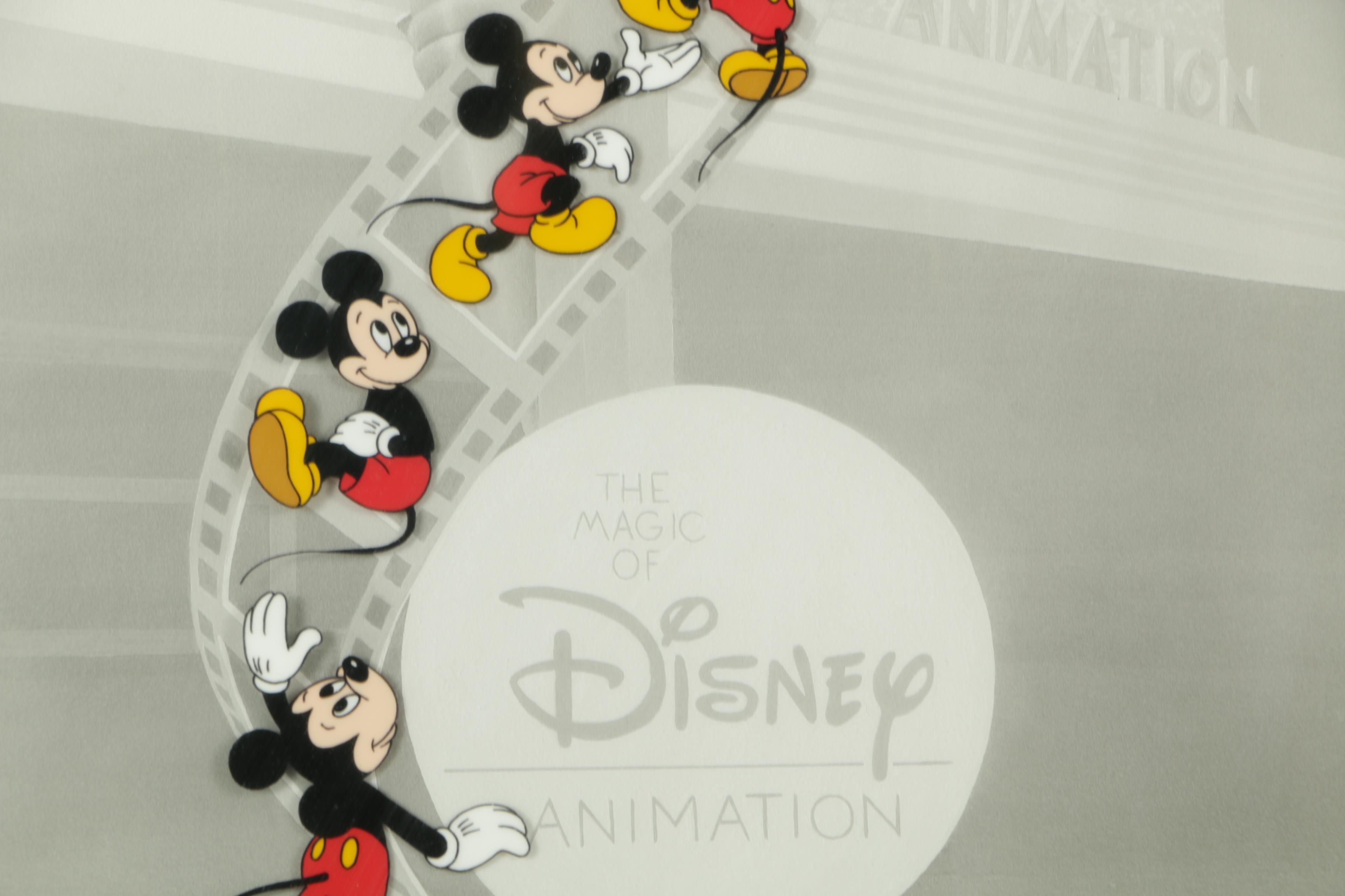 Sericel "The Magic of Disney Animation" with Mickey Mouse