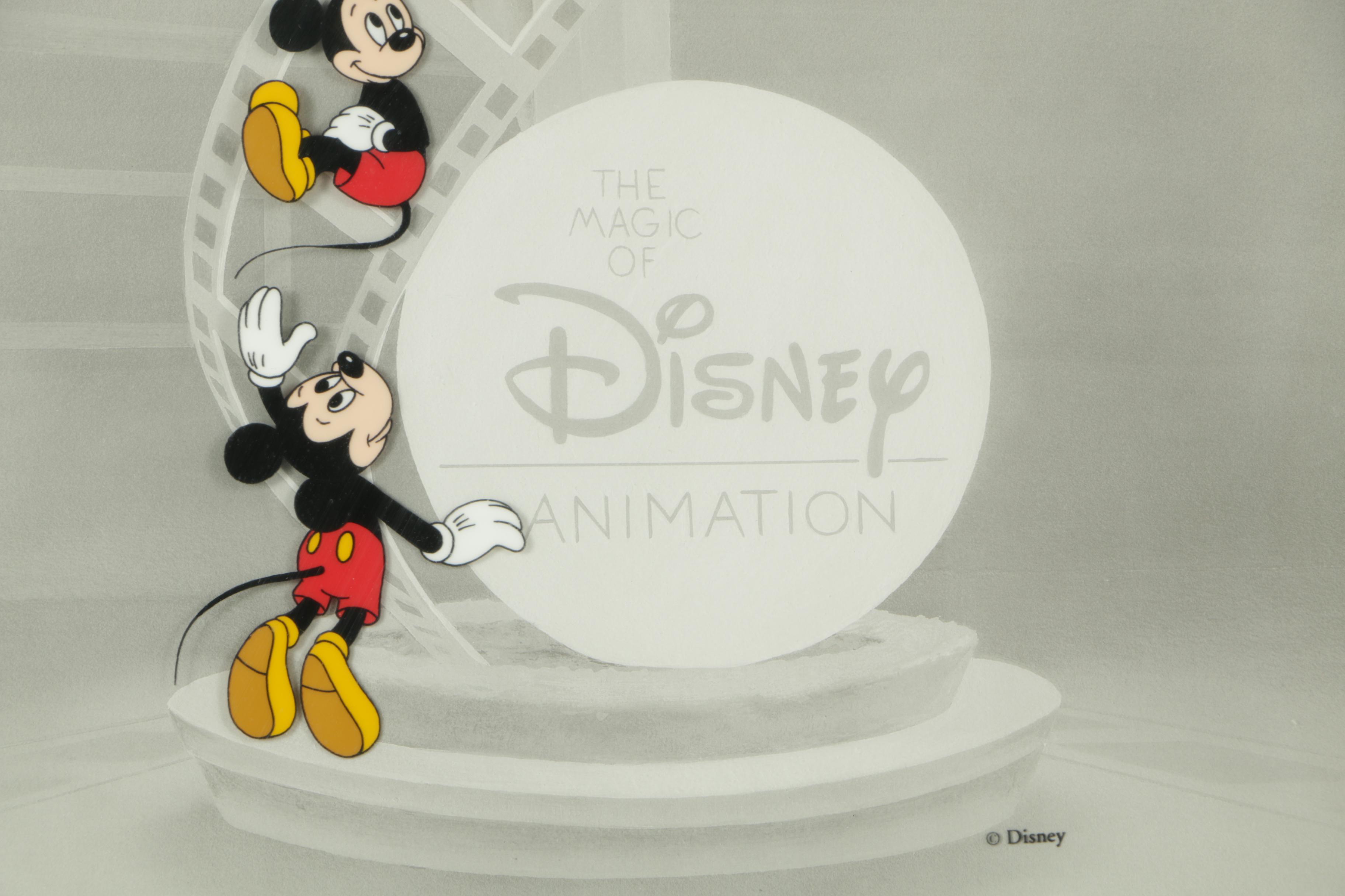 Sericel "The Magic of Disney Animation" with Mickey Mouse