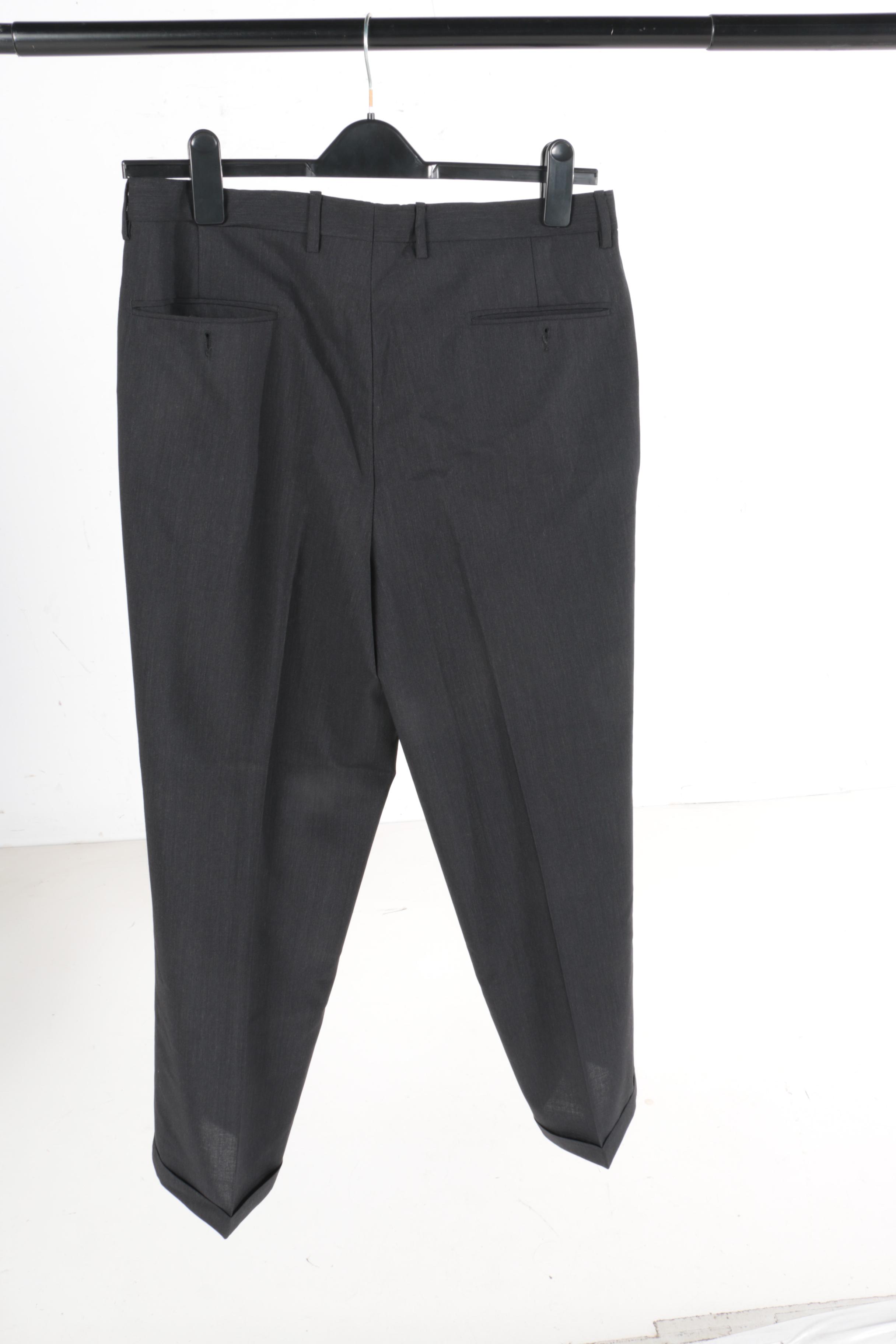 Men's Ermenegildo Zegna Wool Suit Trousers