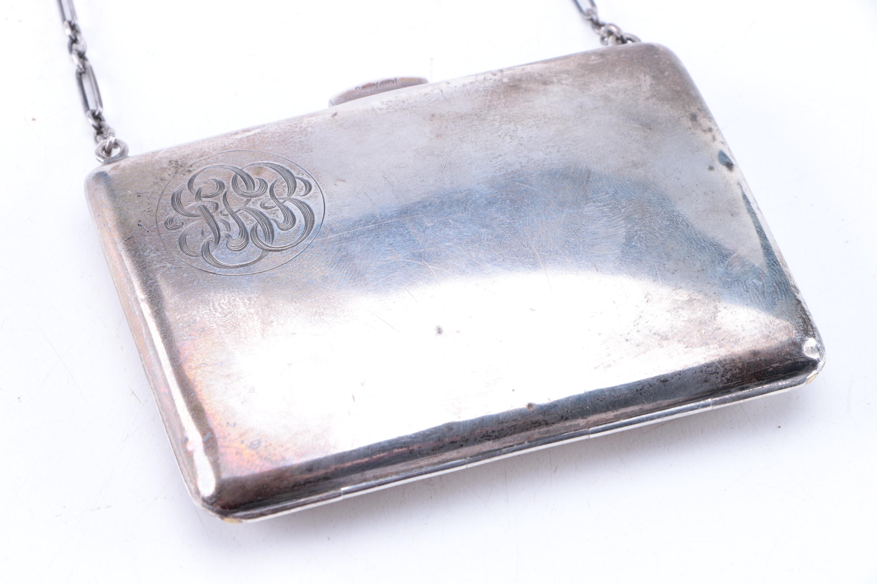 Vintage 910 Silver Card Case