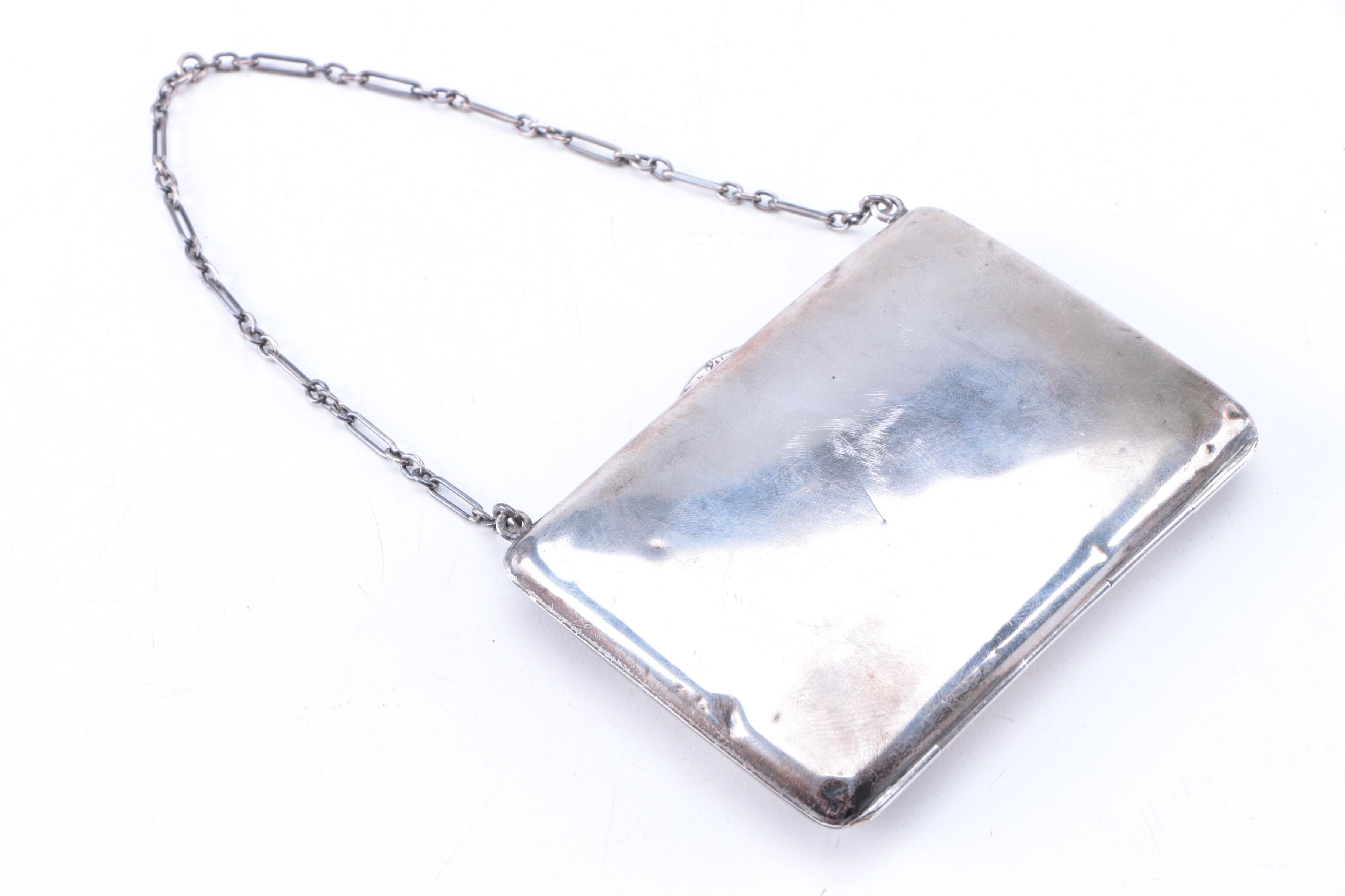 Vintage 910 Silver Card Case