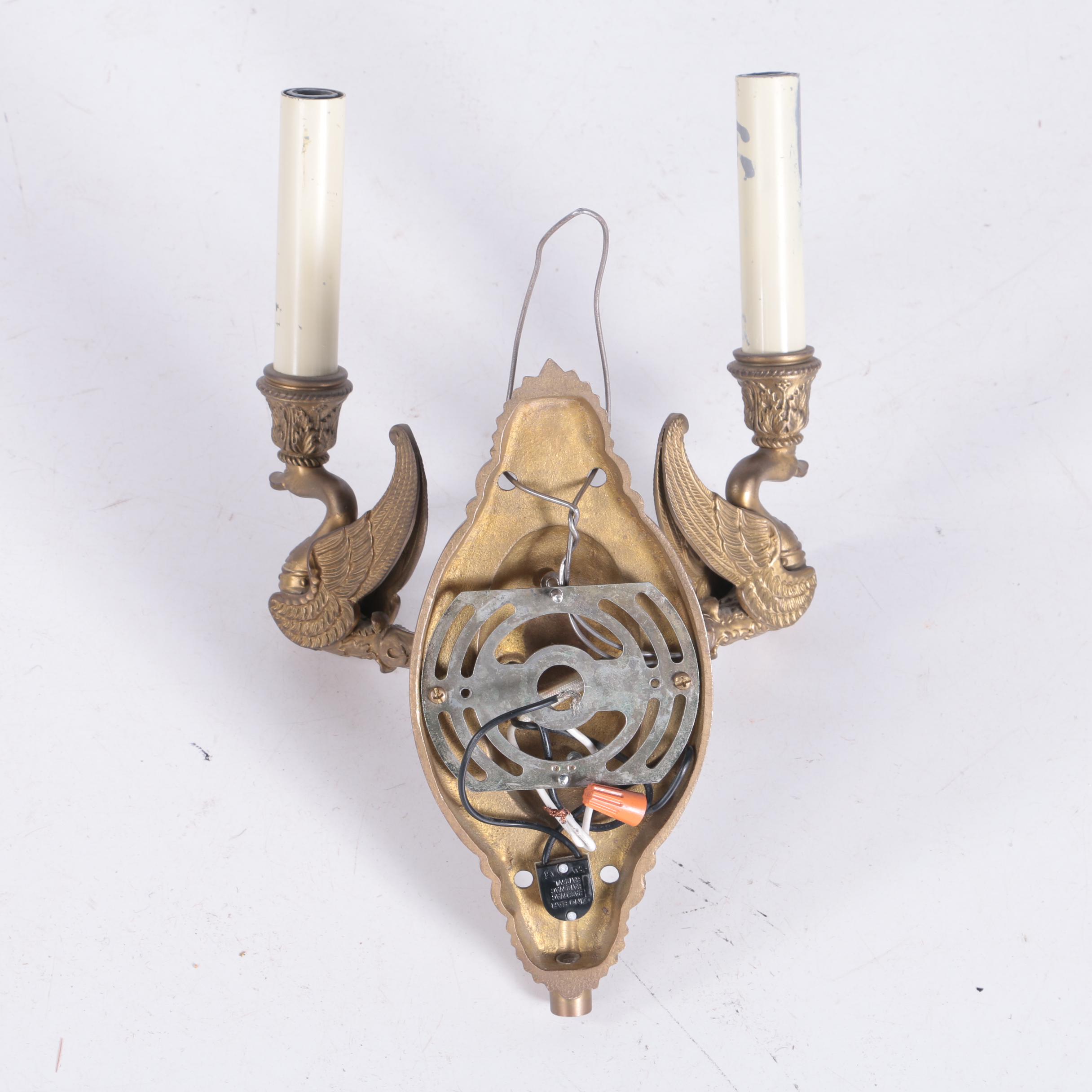 Pair of Brass Wall Sconces