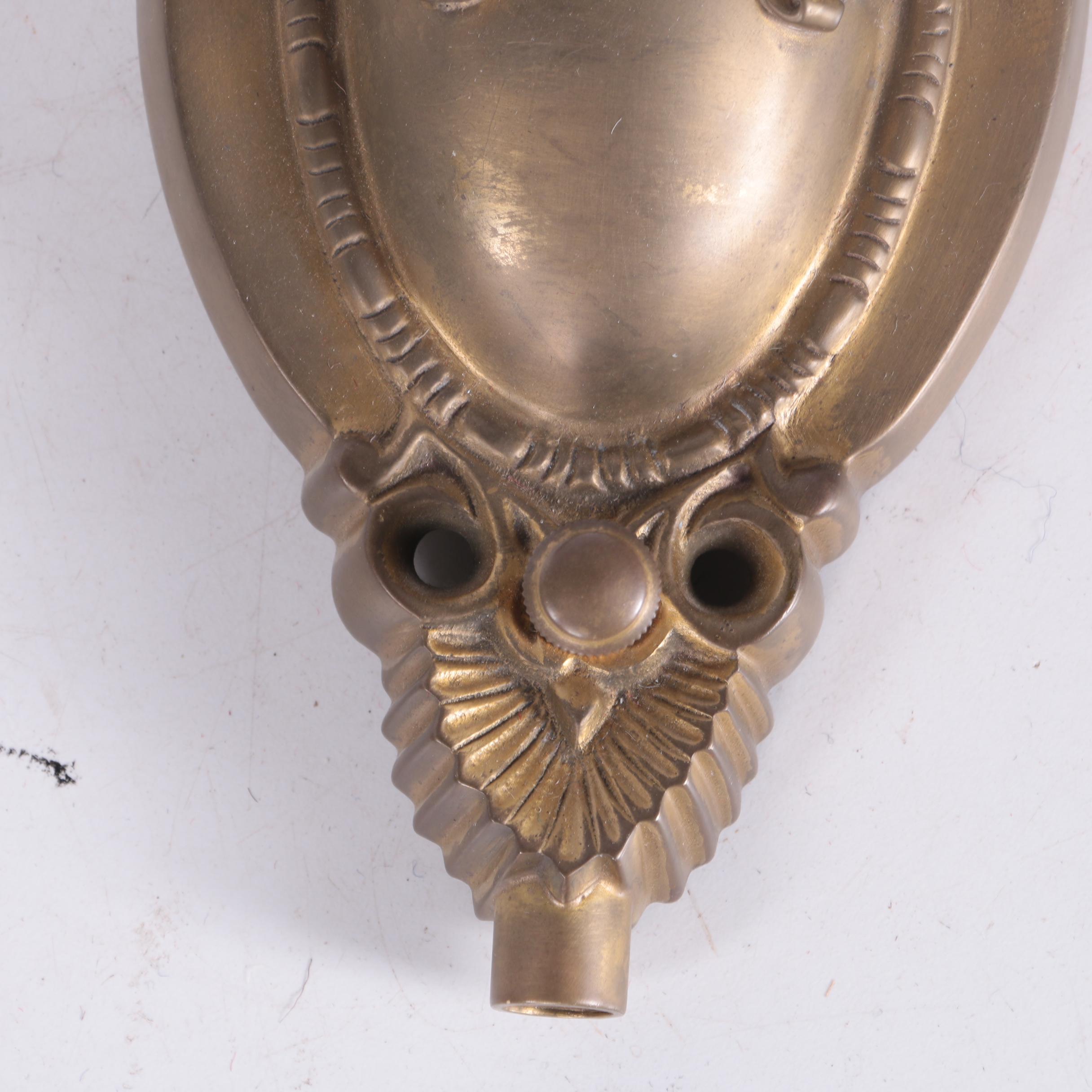 Pair of Brass Wall Sconces