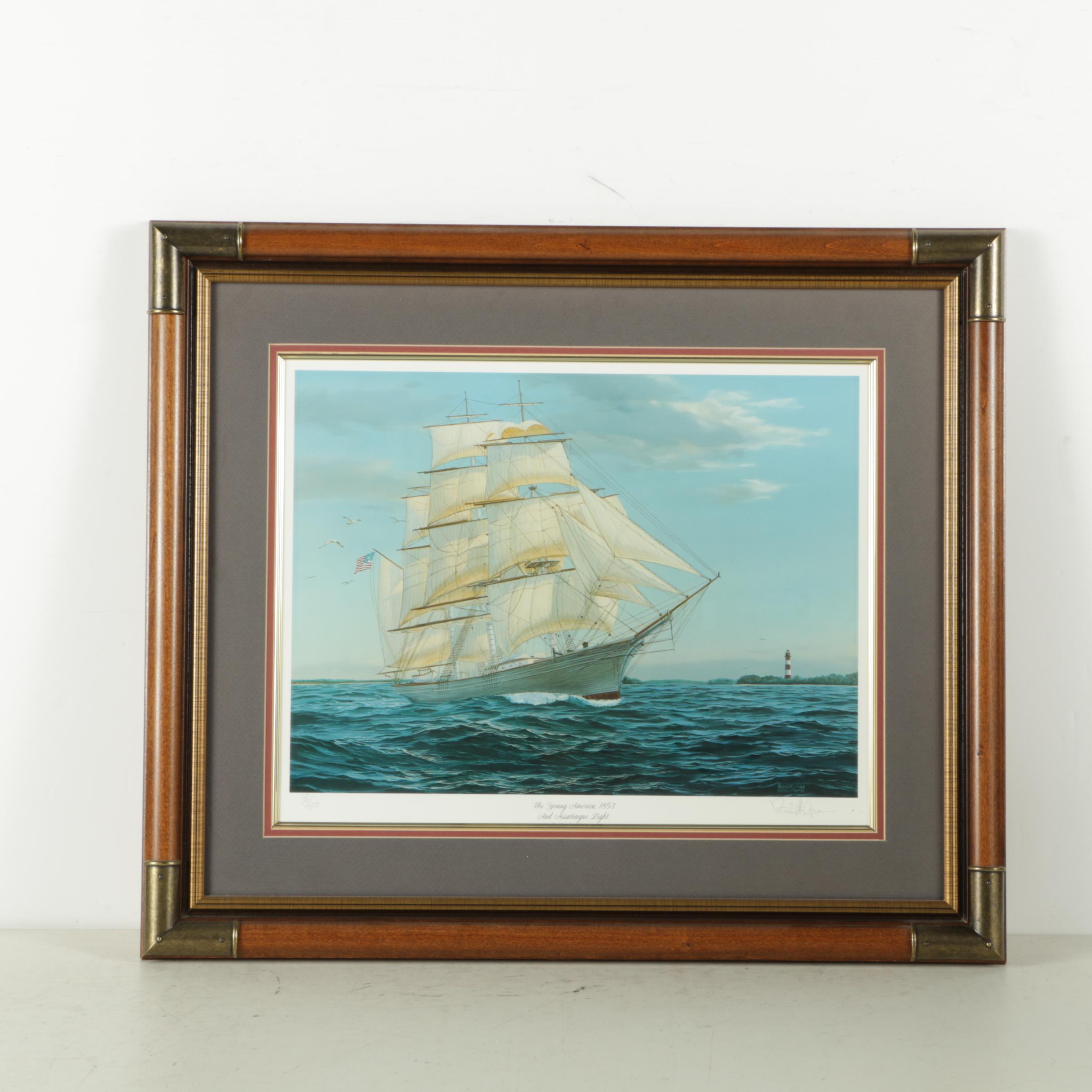 Randy McGovern Limited Edition Reproduction Print "The Young American, 1853"