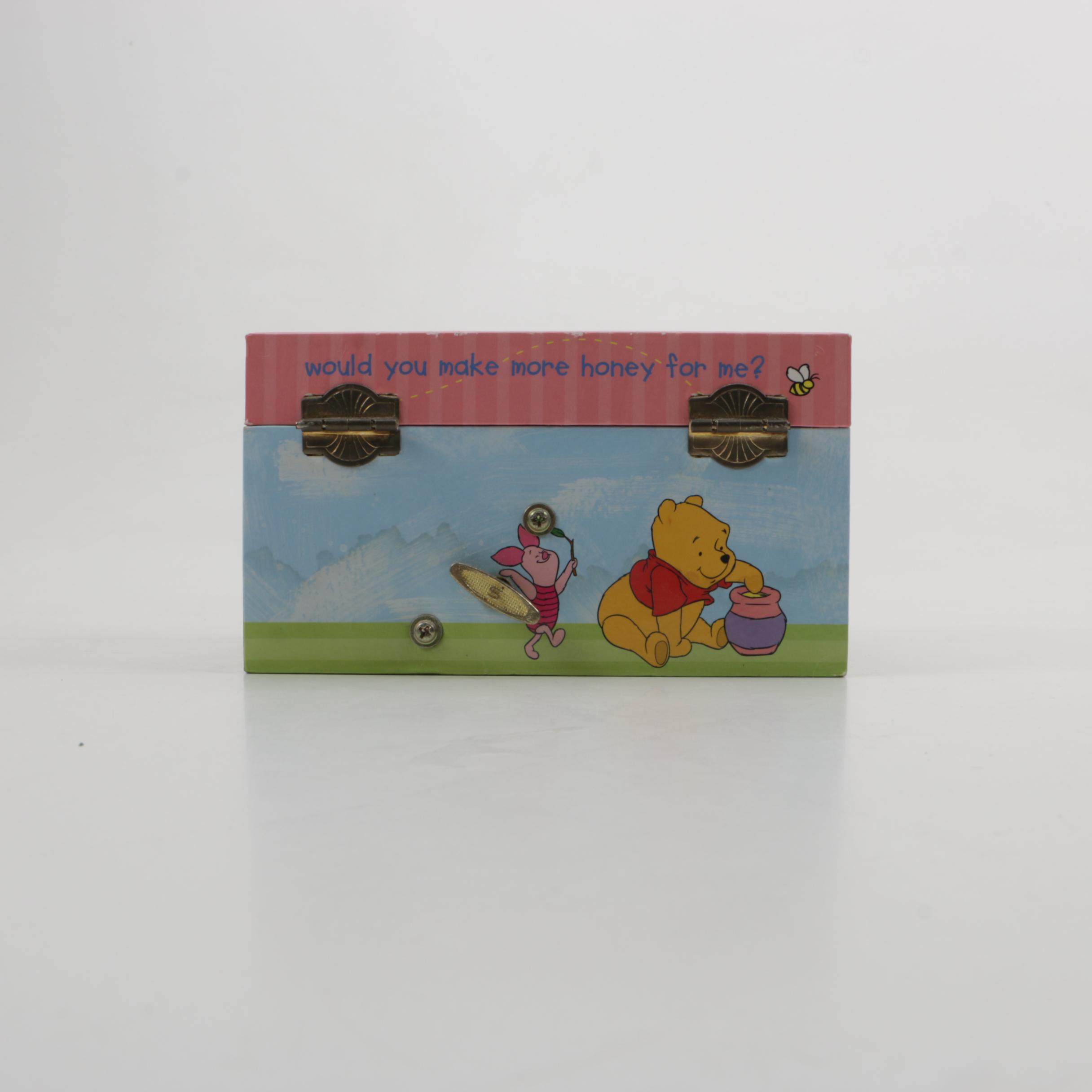 Winnie the Pooh Music and Jewelry Box with Miniature Pooh Ornaments