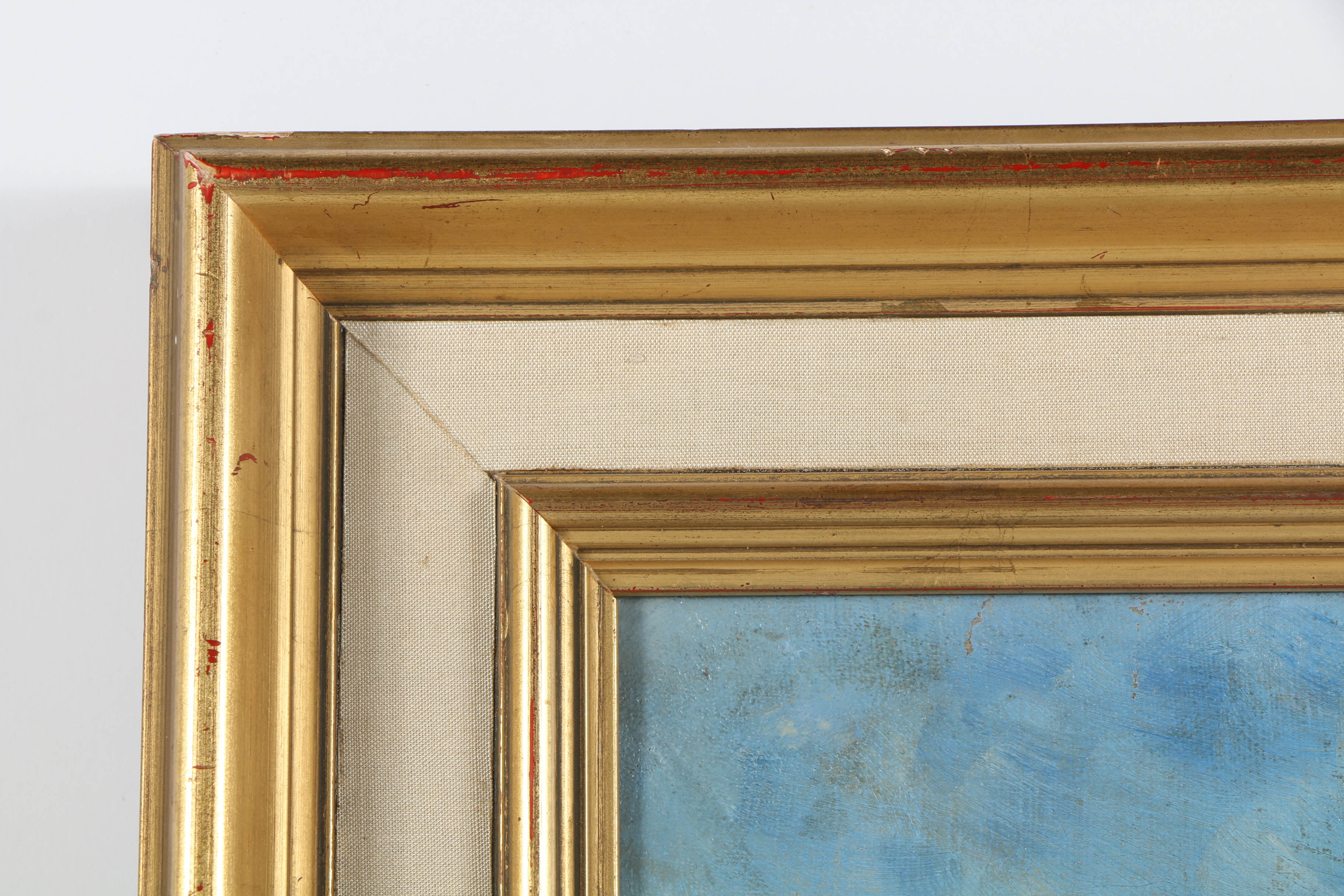 Oil Painting on Canvas of a Victorian Genre Landscape