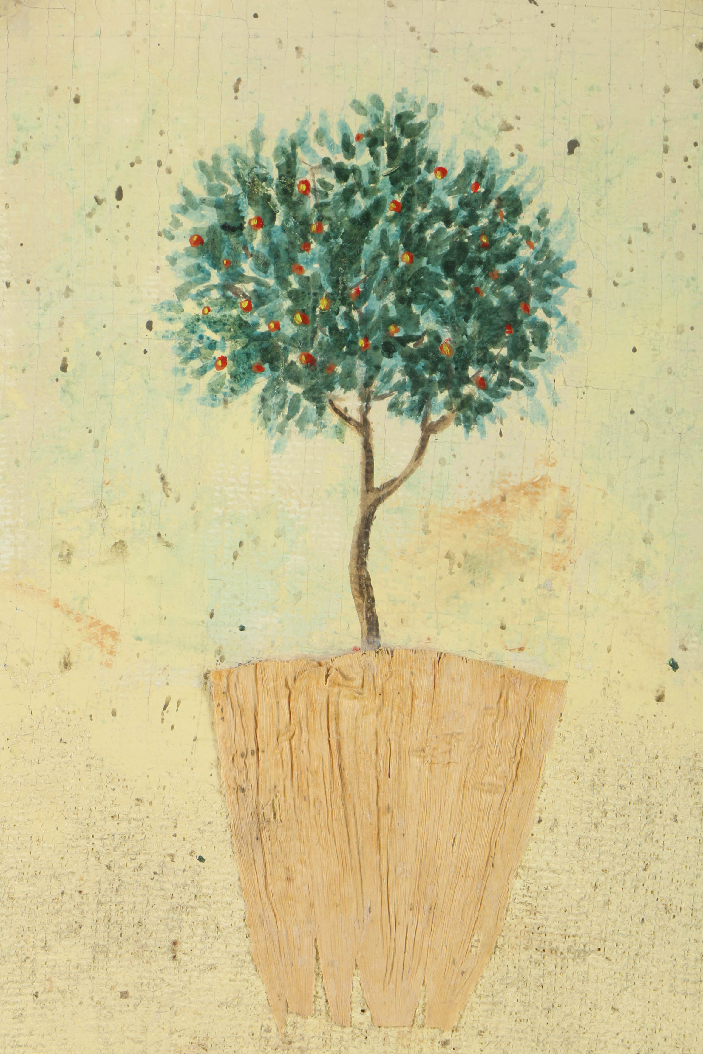 Jacques Lamy Mixed Media Composition on Board of a Still-Life