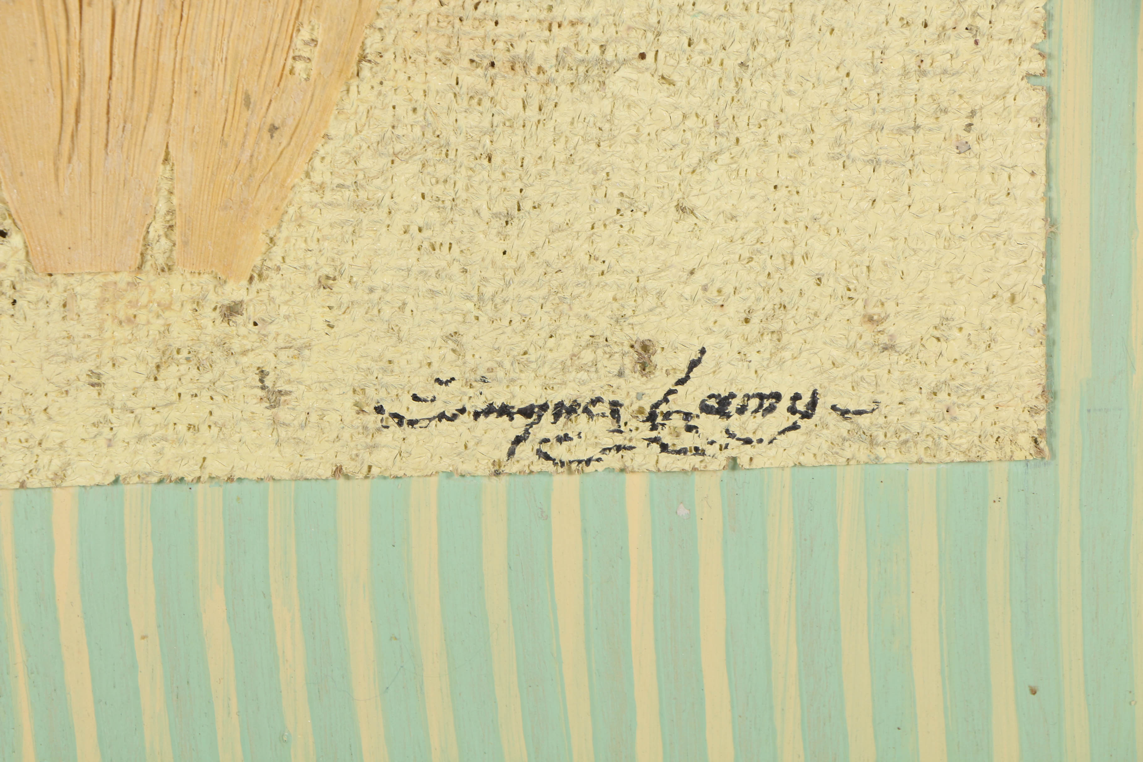 Jacques Lamy Mixed Media Composition on Board of a Still-Life